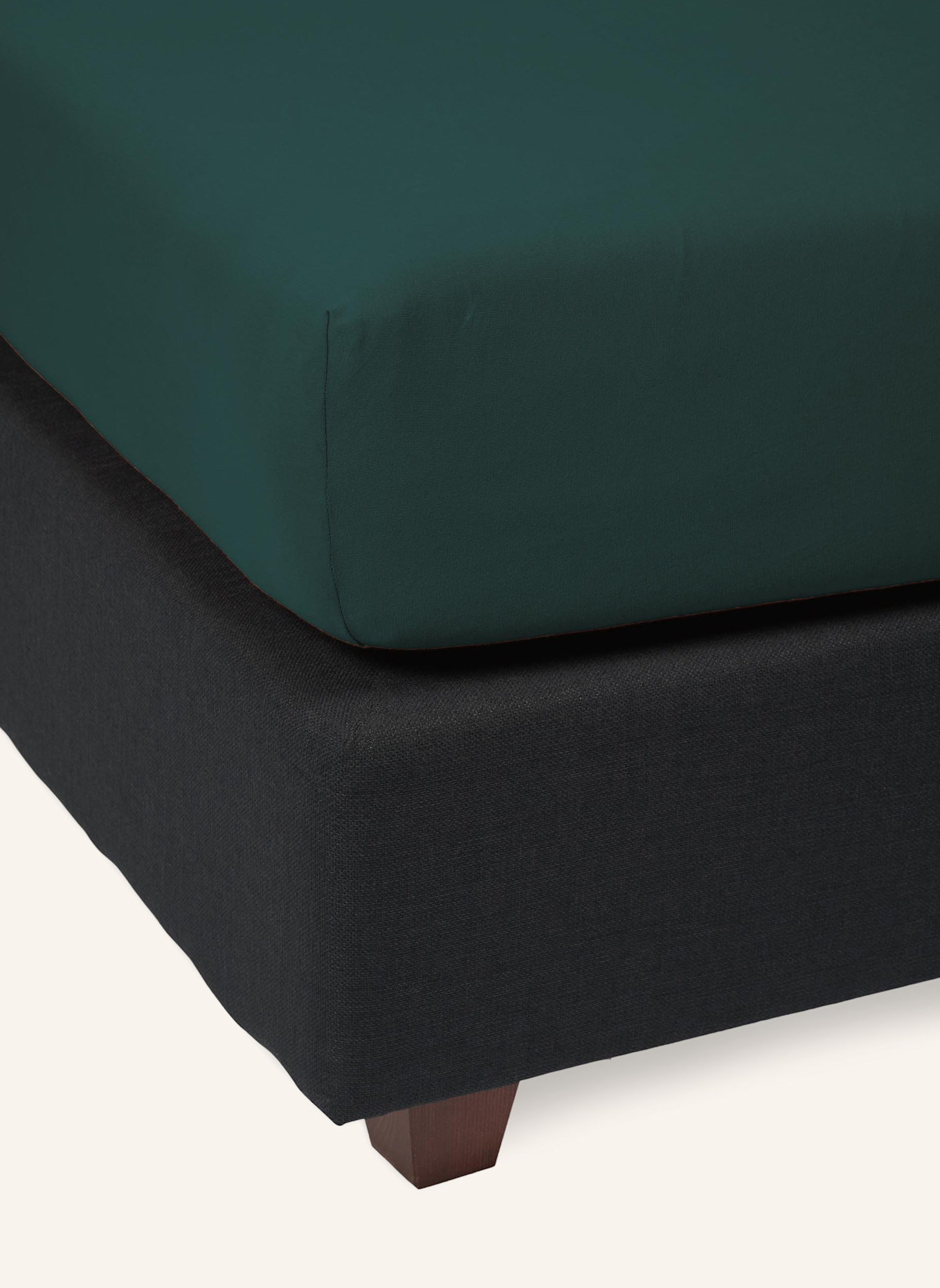 ESSENZA Spannbettlaken THE PERFECT ORGANIC JERSEY: GRÜN