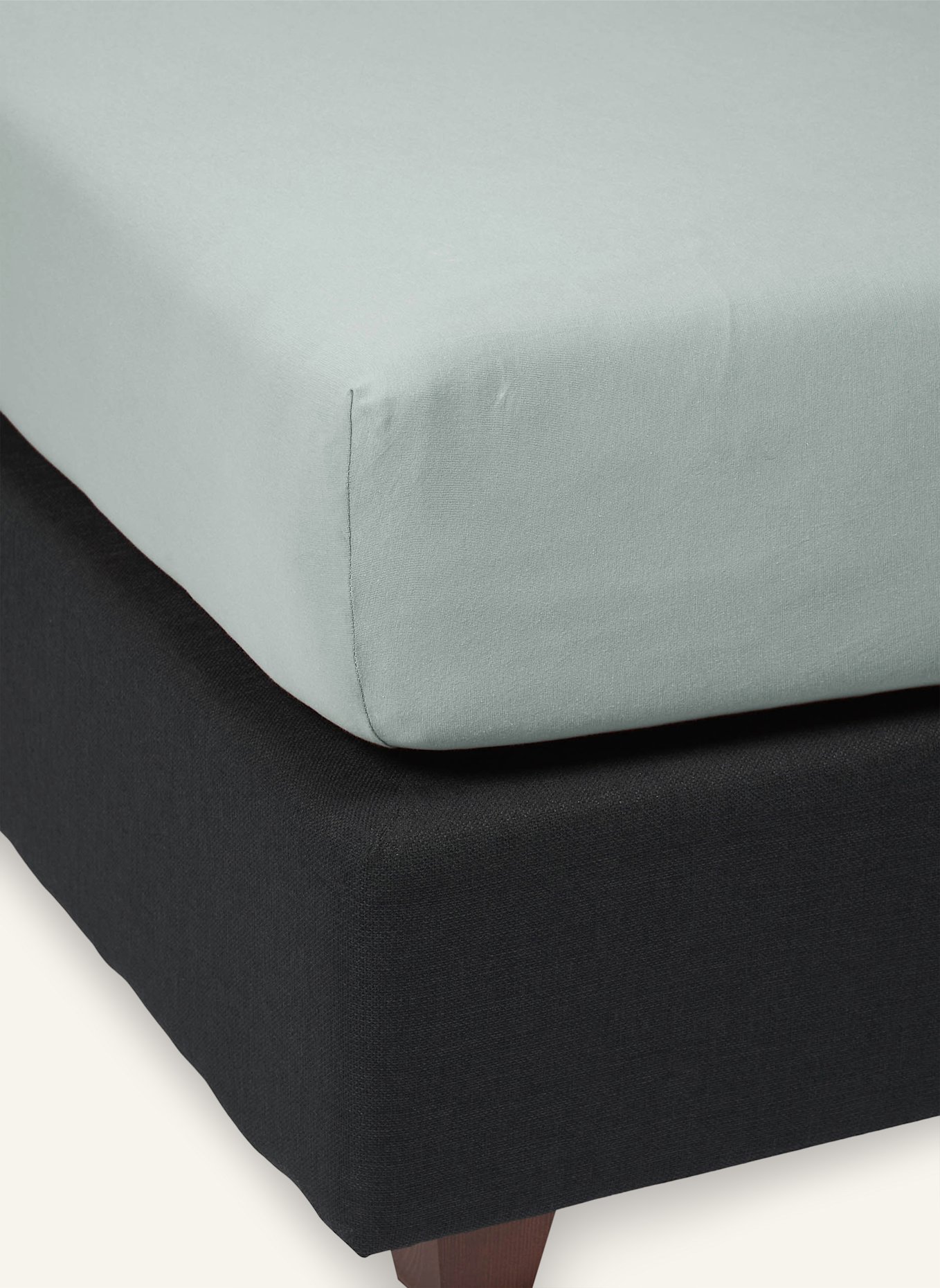 ESSENZA Spannbettlaken THE PERFECT ORGANIC JERSEY: GRÜN