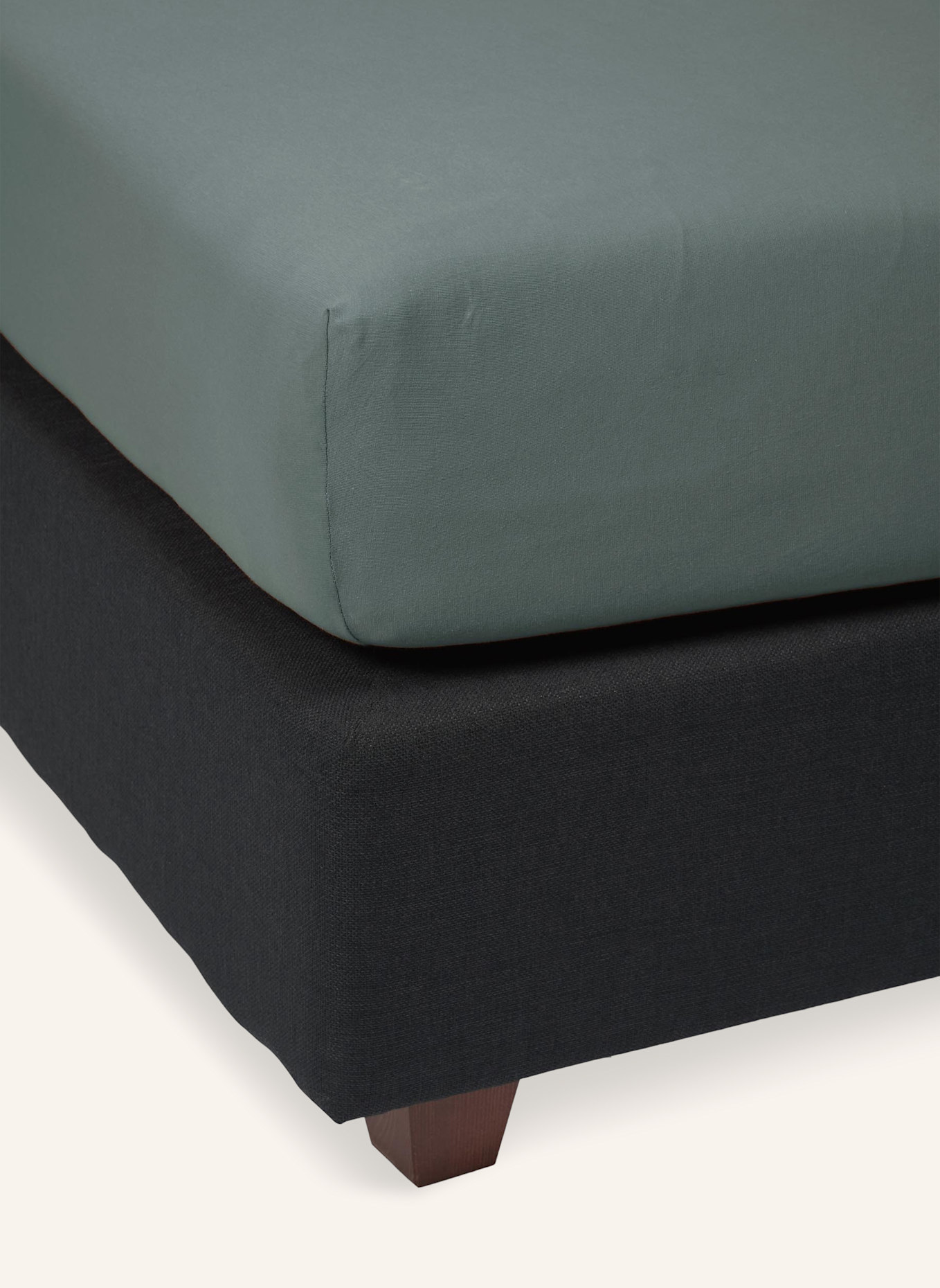 ESSENZA Spannbettlaken THE PERFECT ORGANIC JERSEY: BLAU