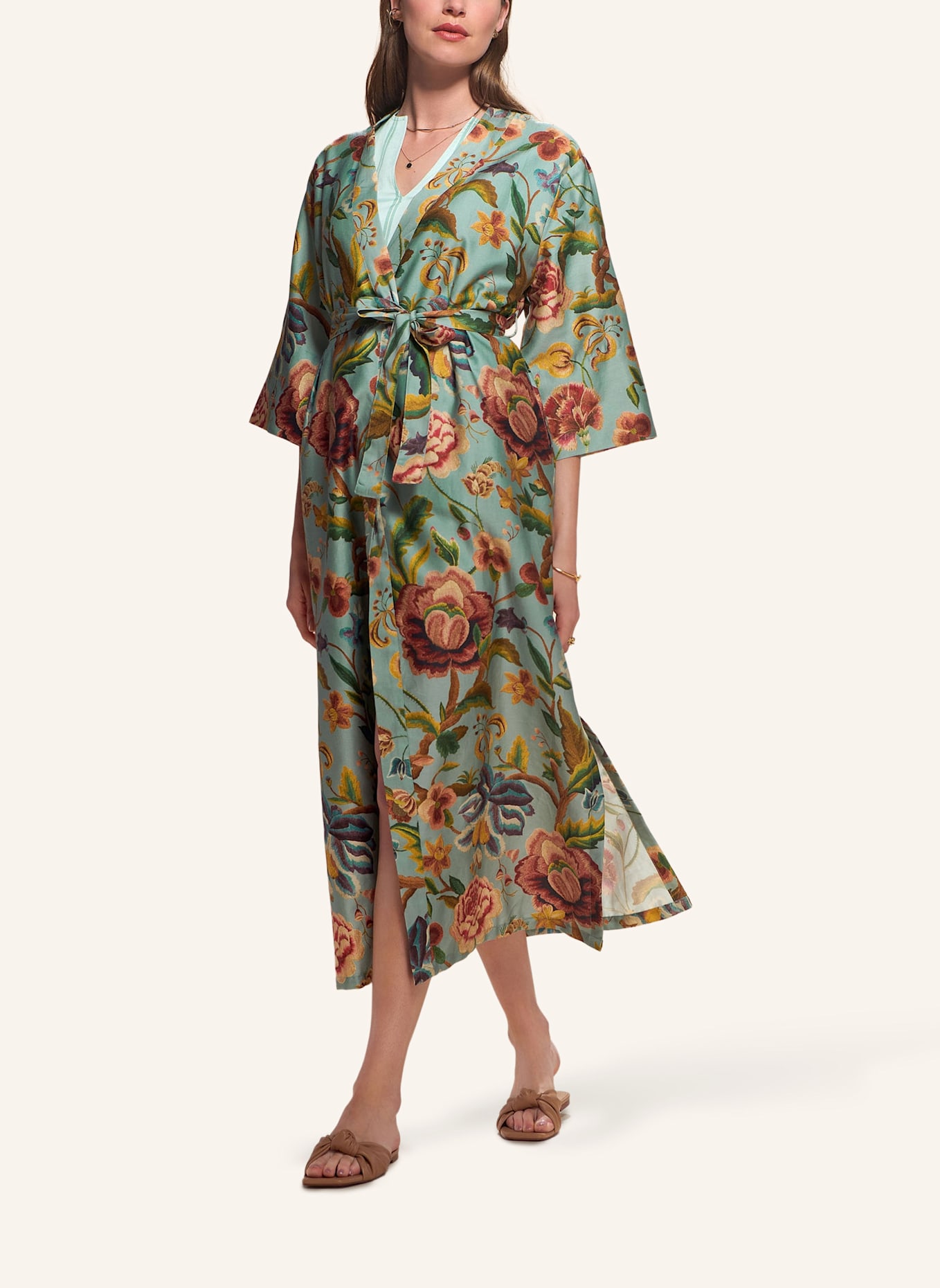 ESSENZA Kimono JULIET ROSELINA: GRÜN