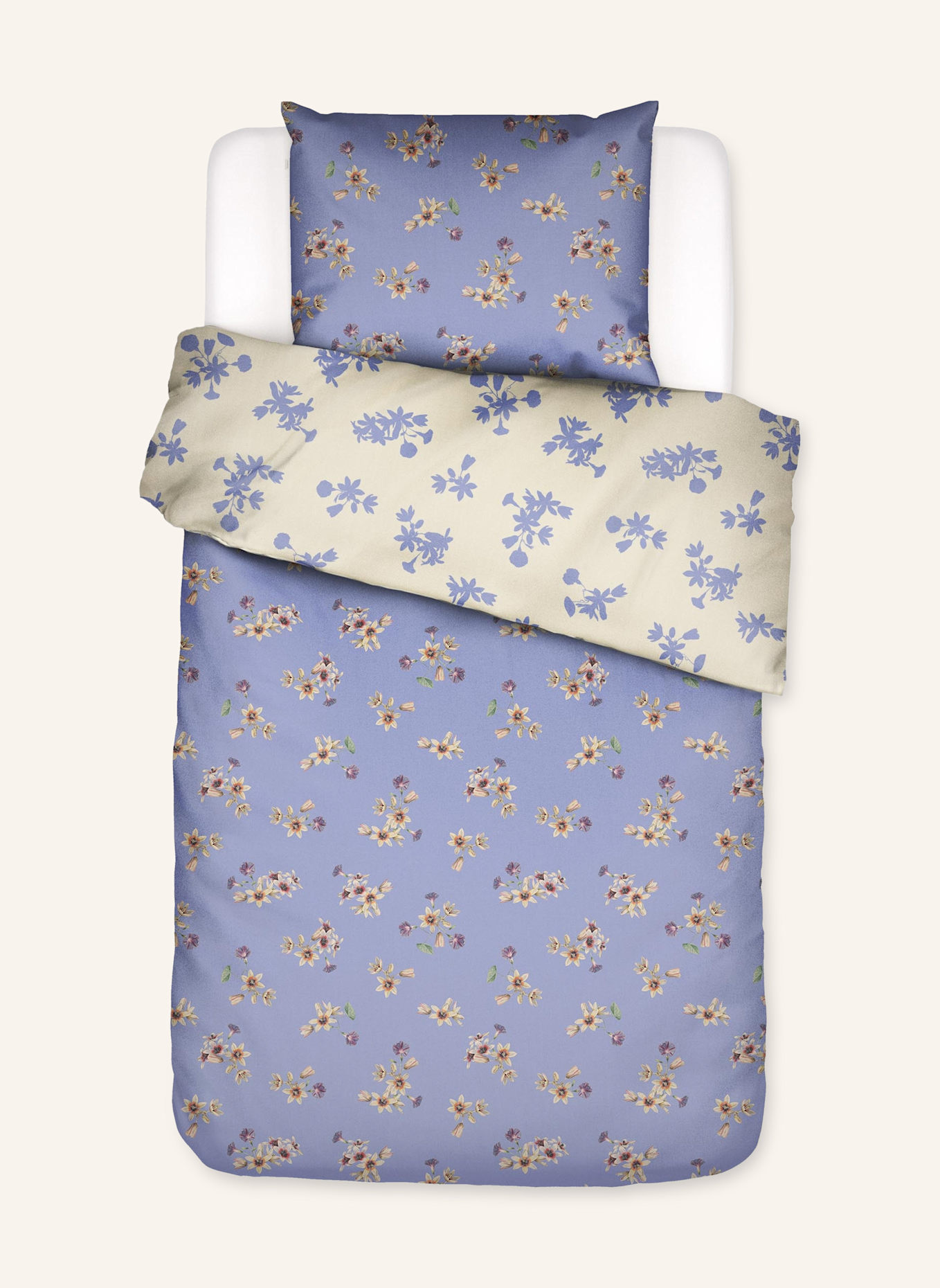 ESSENZA Bettwäsche FIORA: BLAU