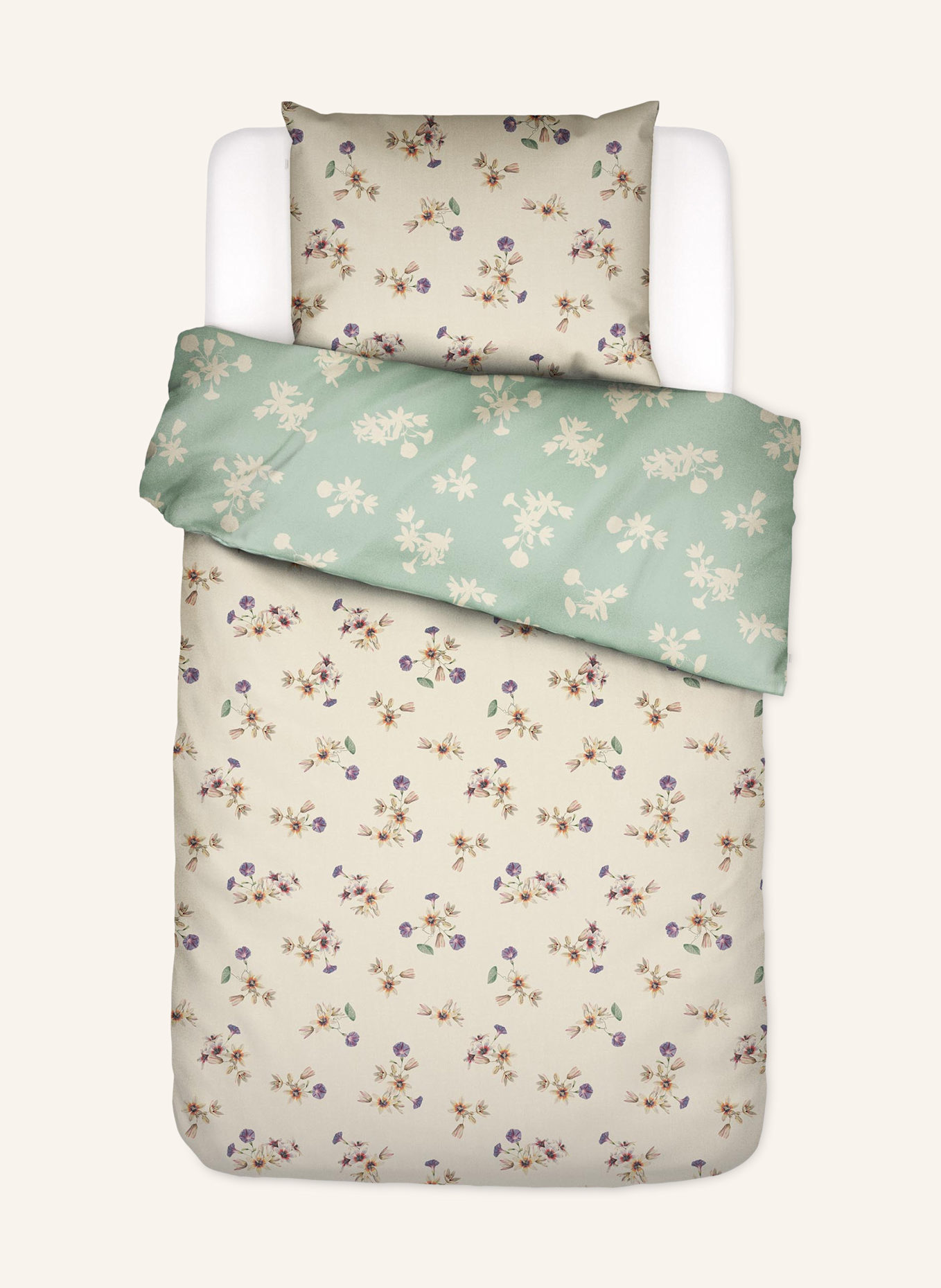 ESSENZA Bettwäsche FIORA: CAMEL/ TAUPE