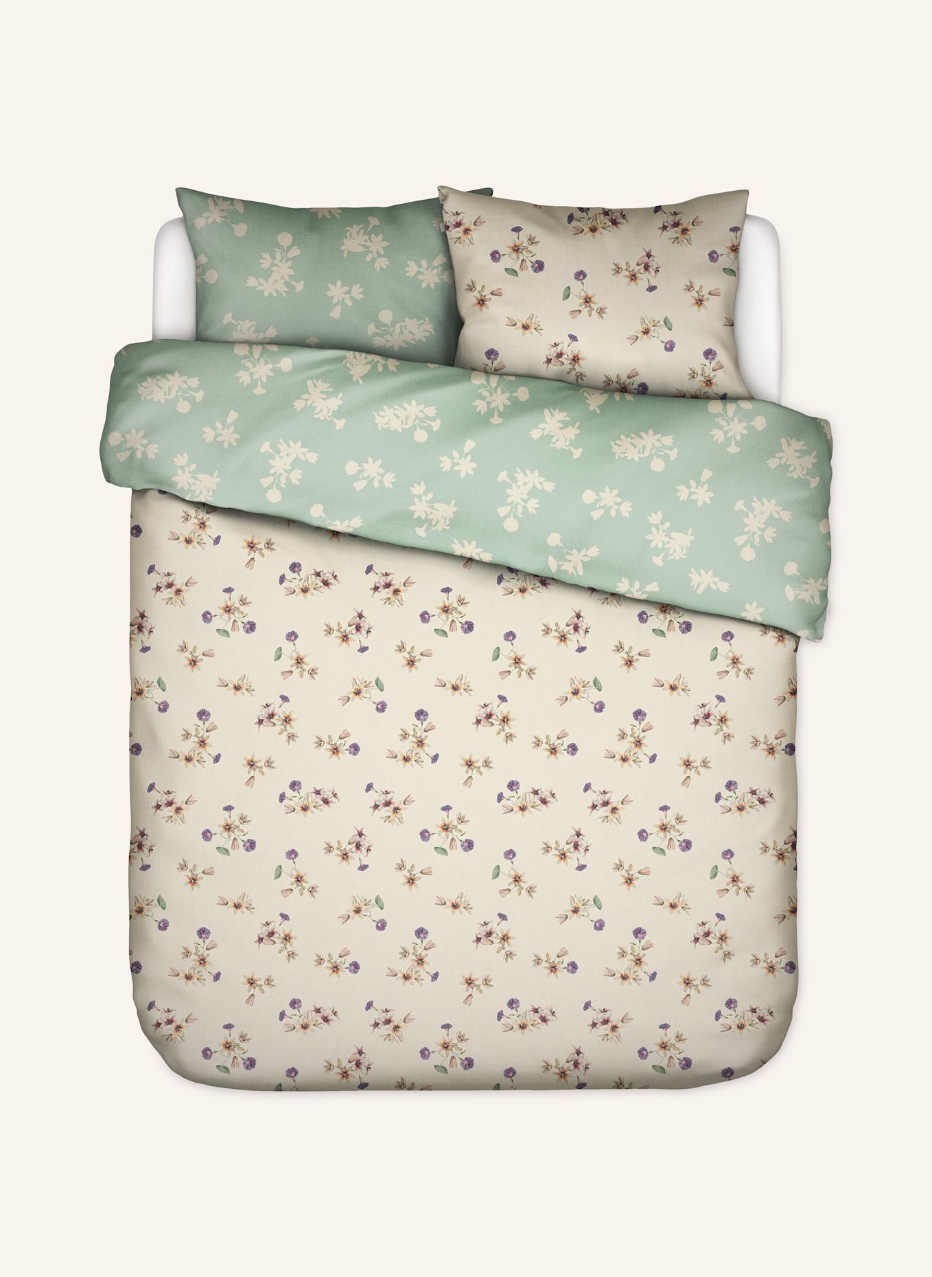 ESSENZA Bettwäsche FIORA: CAMEL / TAUPE