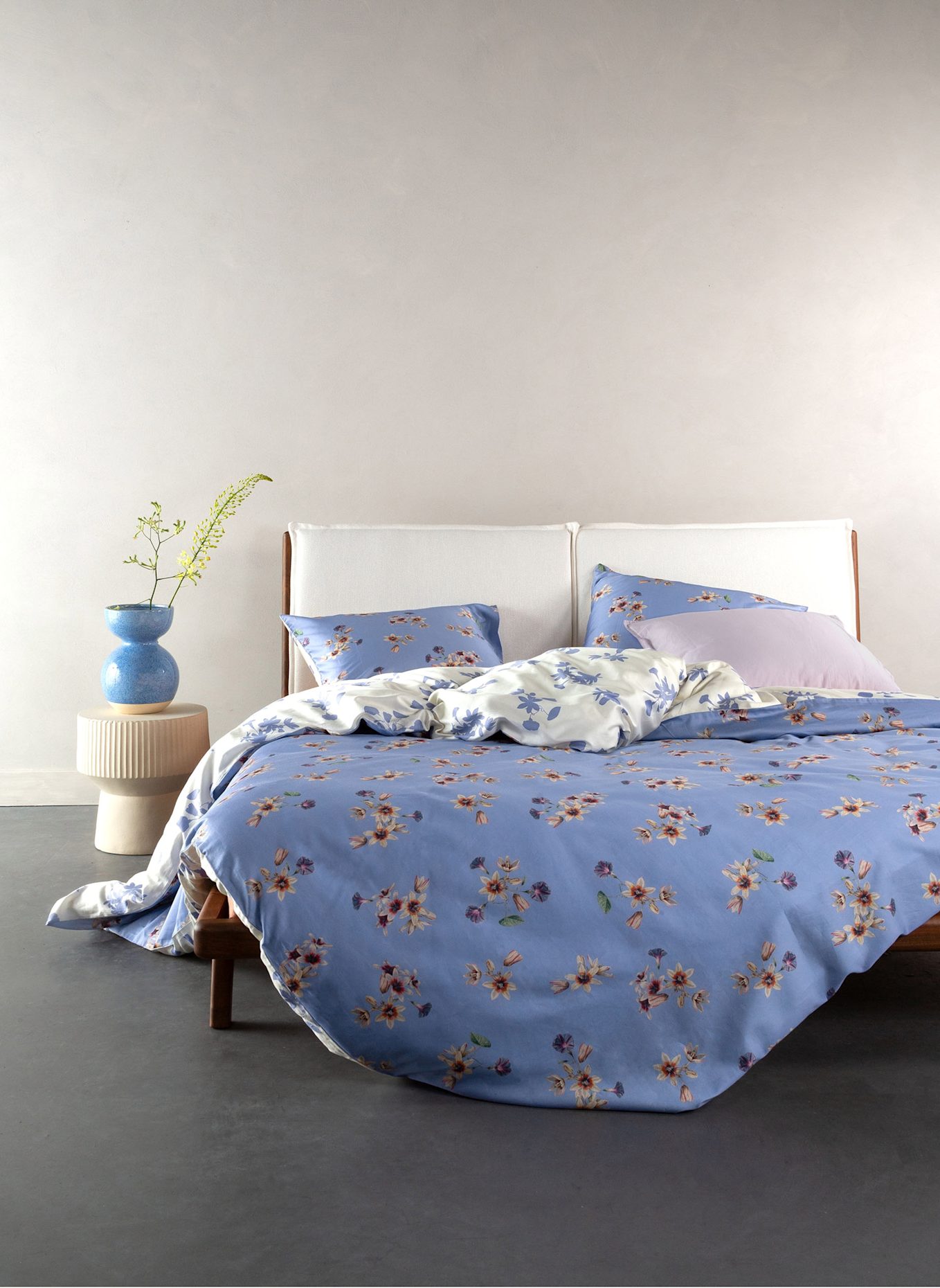 ESSENZA Bettwäsche FIORA: BLAU