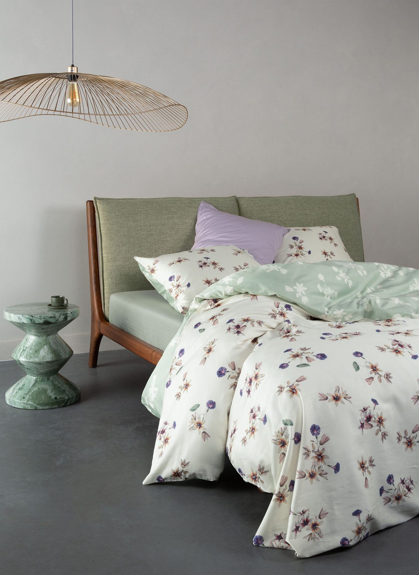 ESSENZA Bettwäsche FIORA: CAMEL/ TAUPE