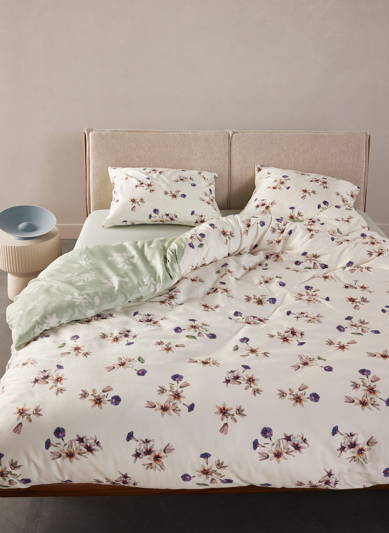 ESSENZA Bettwäsche FIORA: CAMEL / TAUPE