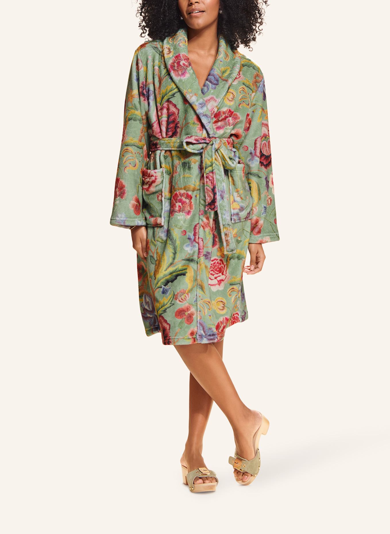 ESSENZA Bademantel STEFF ROSELINA: GRÜN