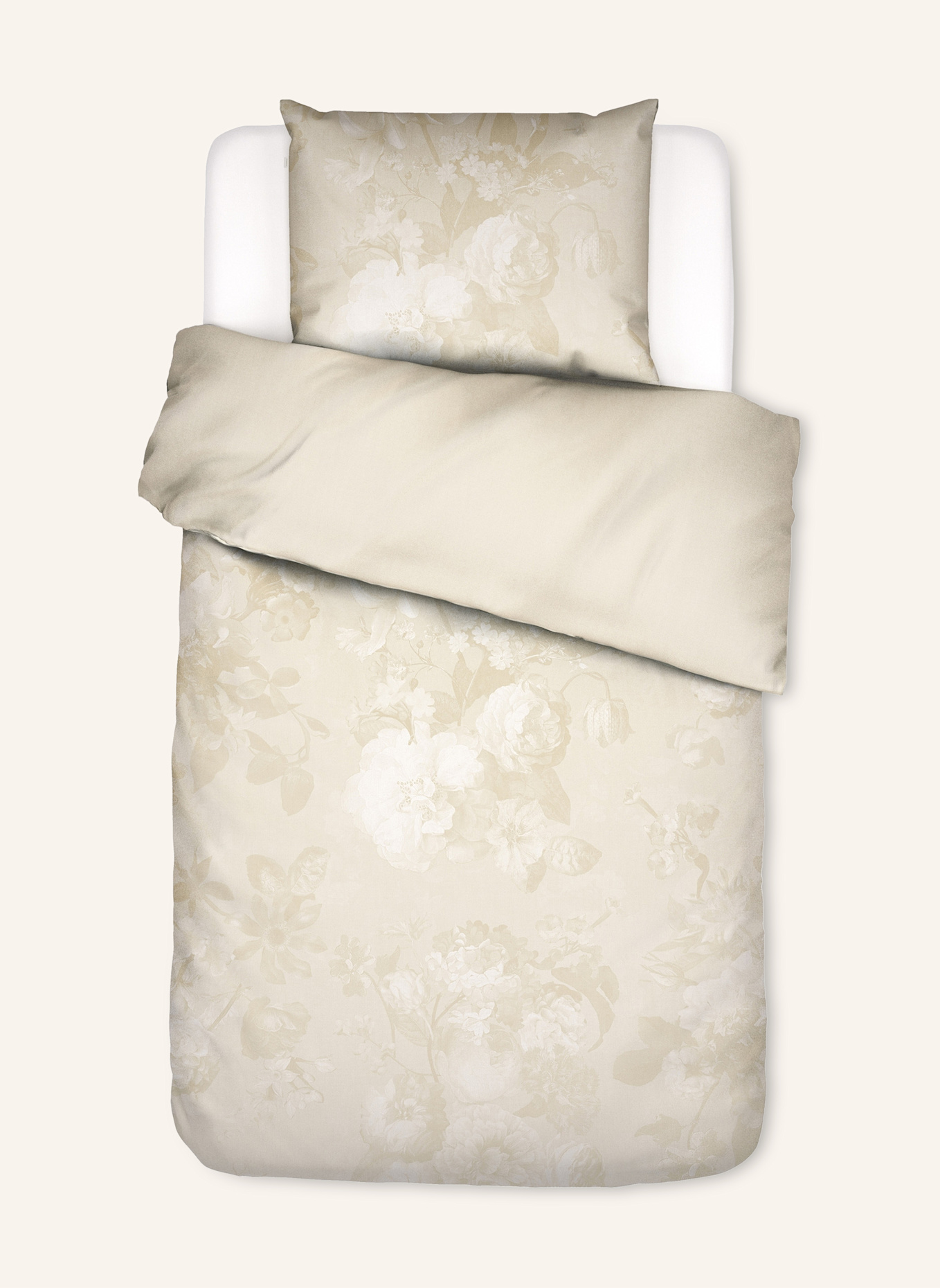 ESSENZA Bettwäsche FLOOR: CAMEL/ TAUPE