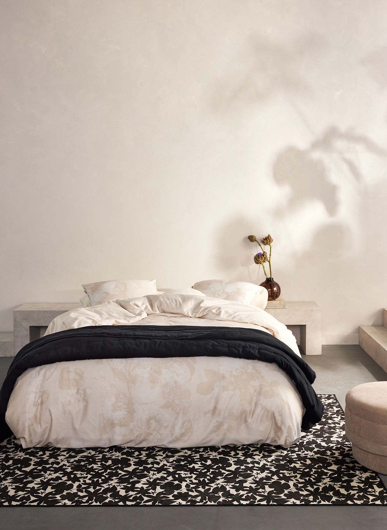 ESSENZA Bettwäsche FLOOR: CAMEL/ TAUPE