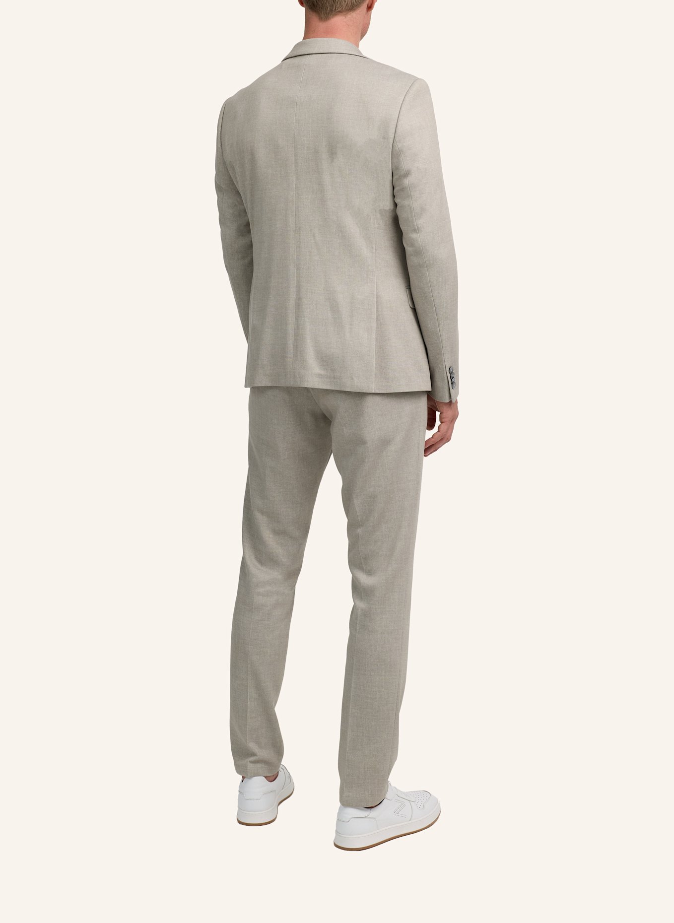 ZUITABLE Anzugssakko DINICK Slim Fit aus Jersey: BEIGE