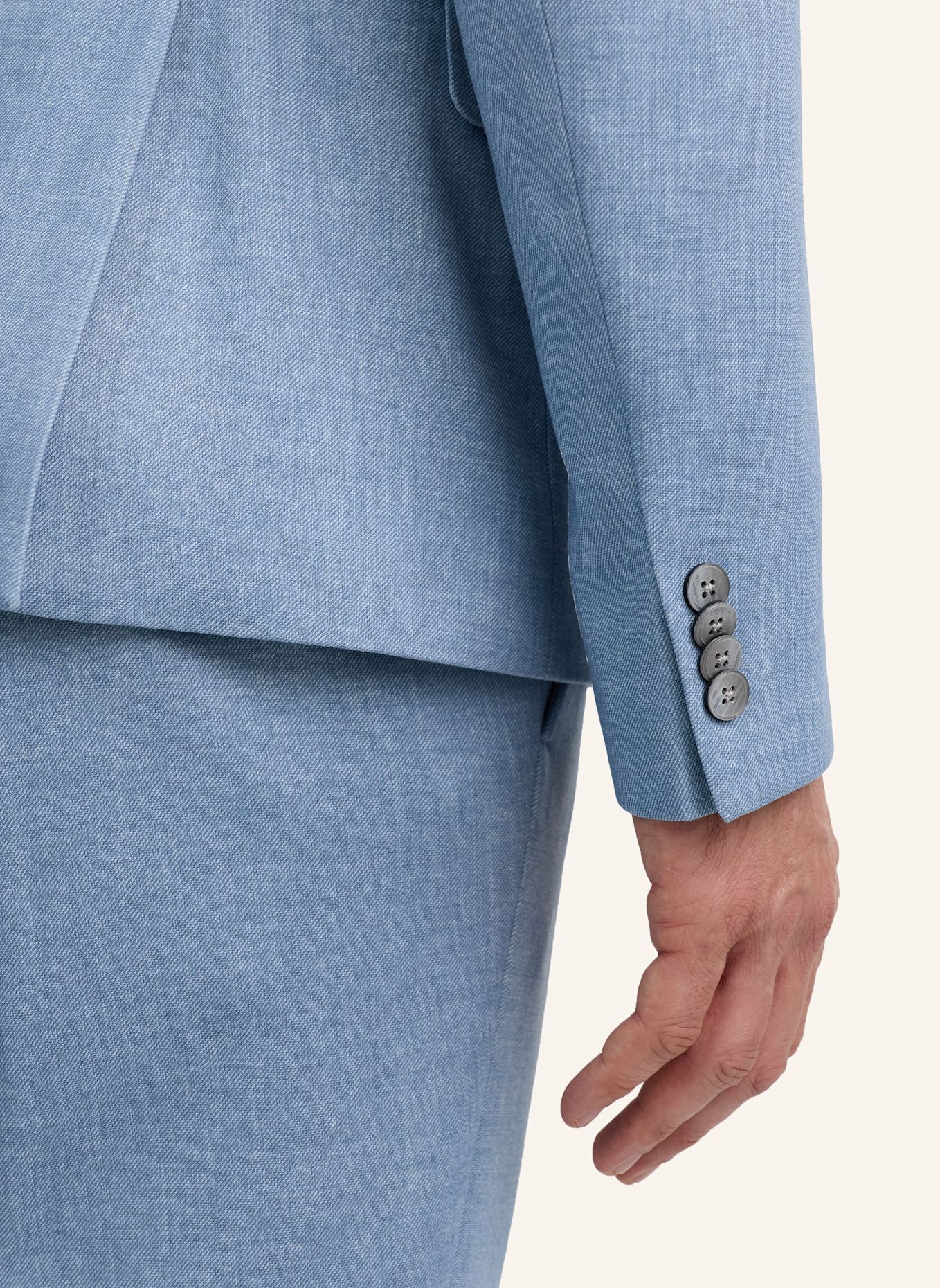 ZUITABLE Anzugssakko DINICK Slim Fit aus Jersey: HELLBLAU