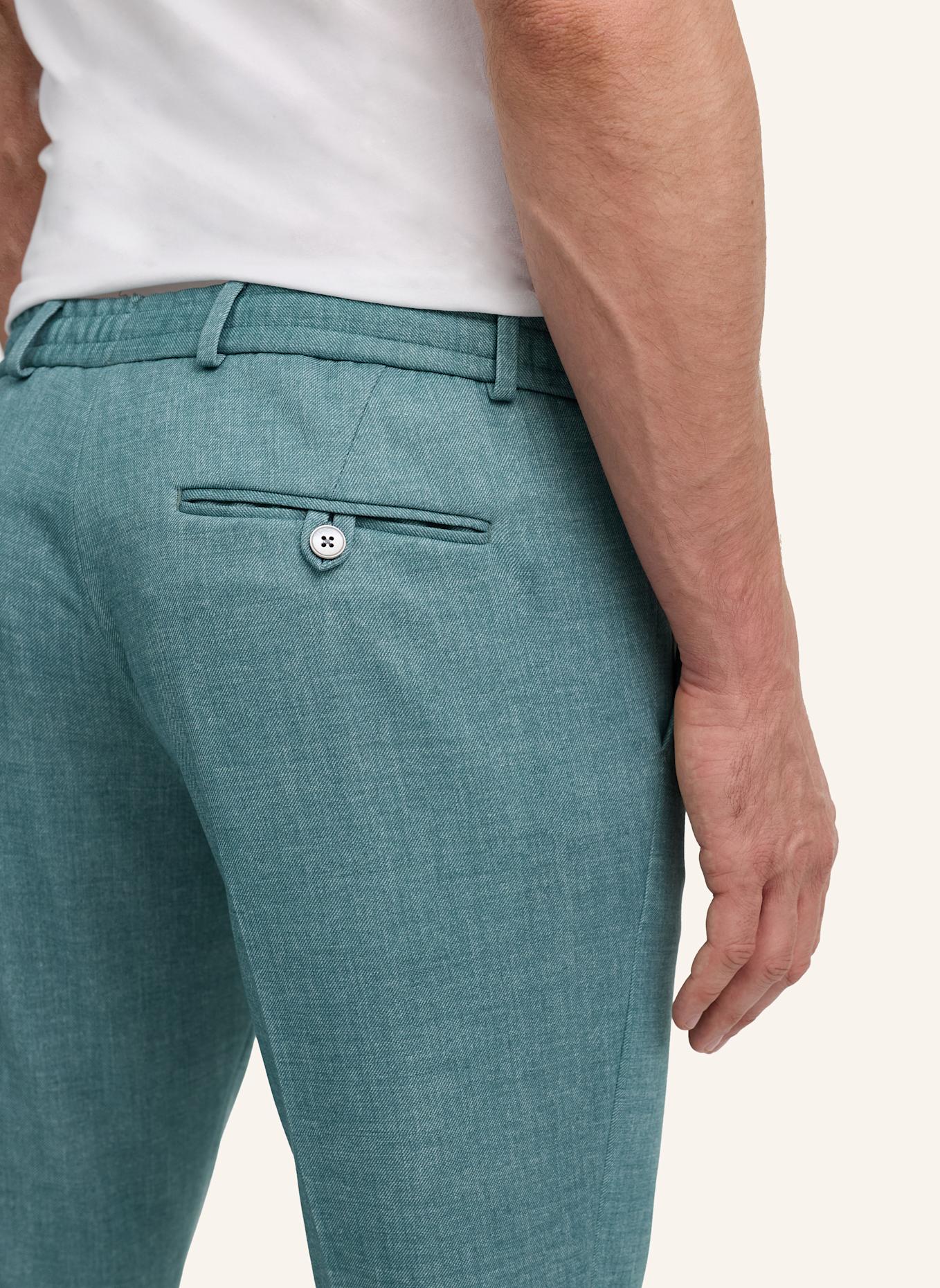 ZUITABLE Anzughose DISPARTAFLEX Slim Fit aus Jersey: DUNKELGRÜN