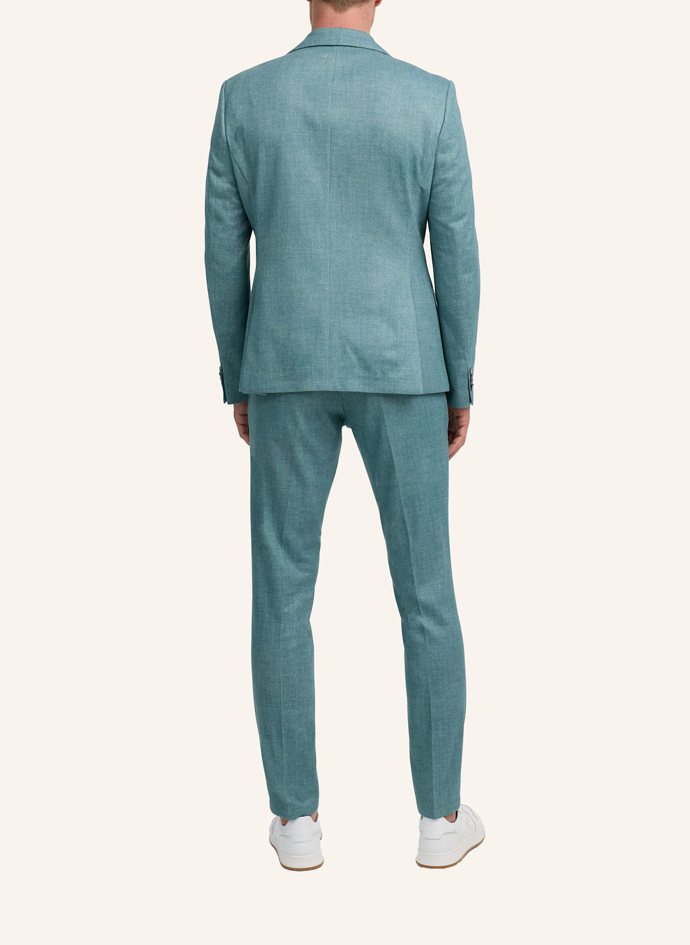 ZUITABLE Anzugssakko DINICK Slim Fit aus Jersey: DUNKELGRÜN