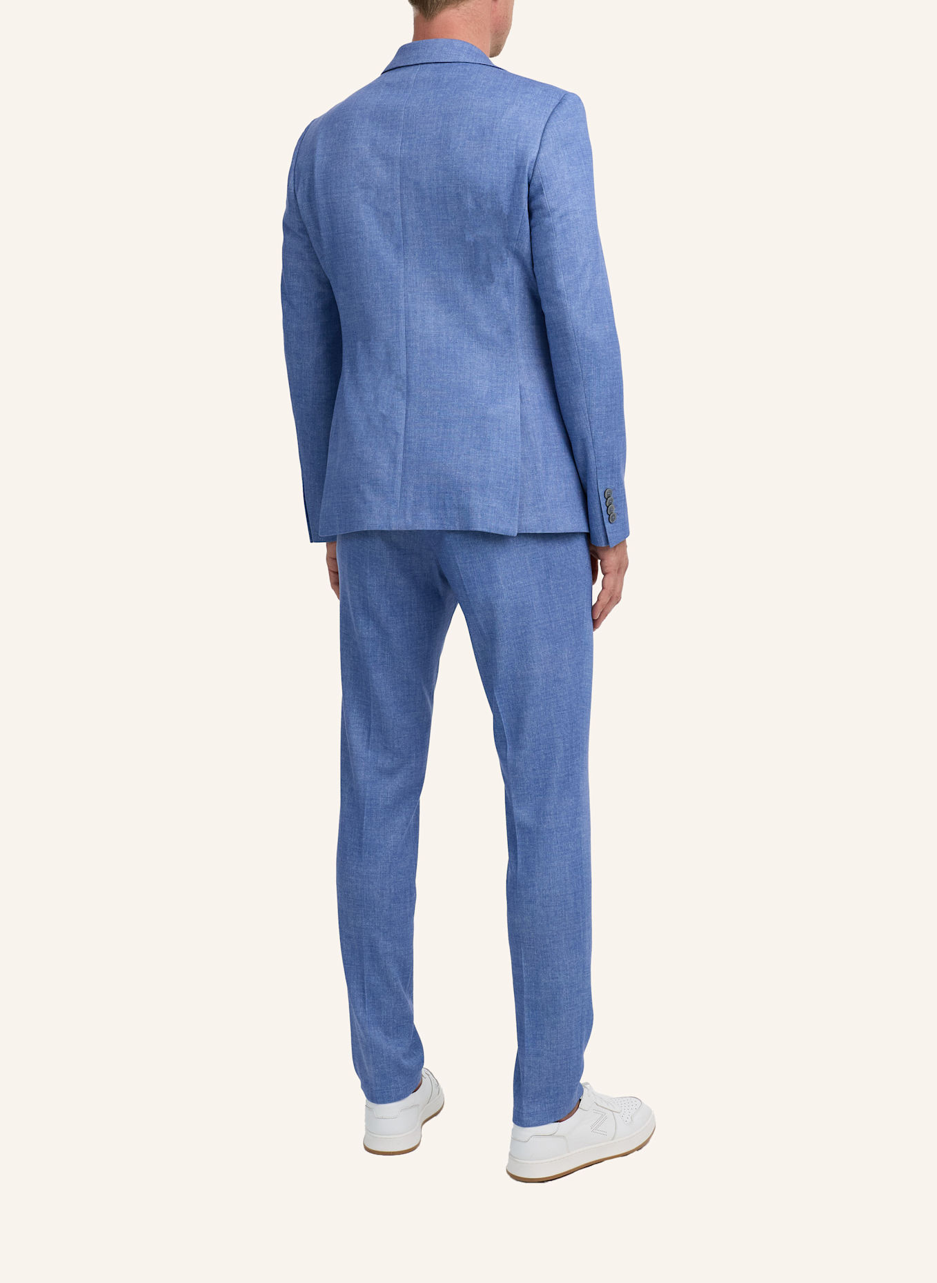 ZUITABLE Anzugssakko DINICK Slim Fit aus Jersey: BLAU