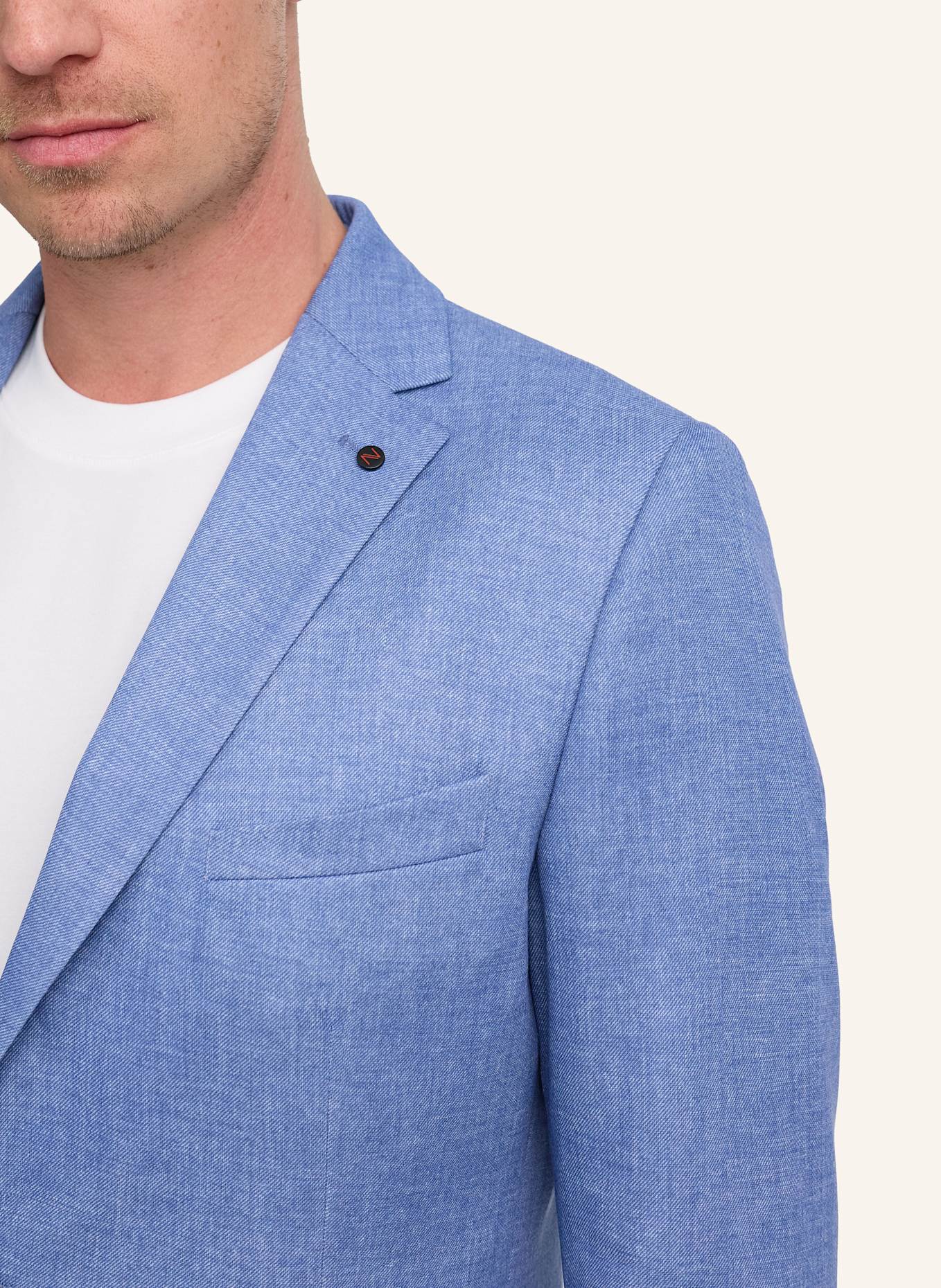 ZUITABLE Anzugssakko DINICK Slim Fit aus Jersey: BLAU