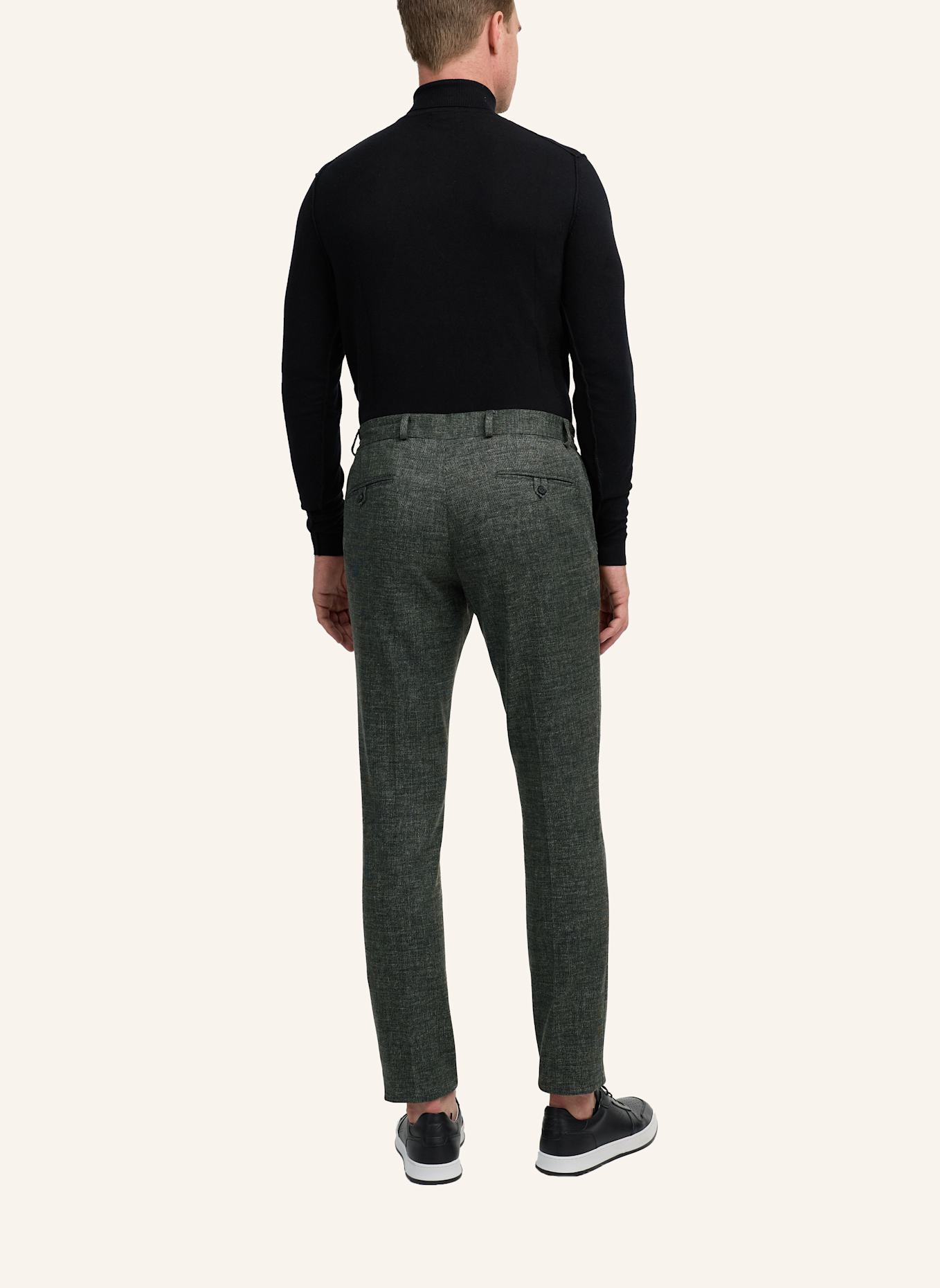 ZUITABLE Anzughose DISPARTAFLEX Slim Fit aus Jersey: DUNKELGRÜN