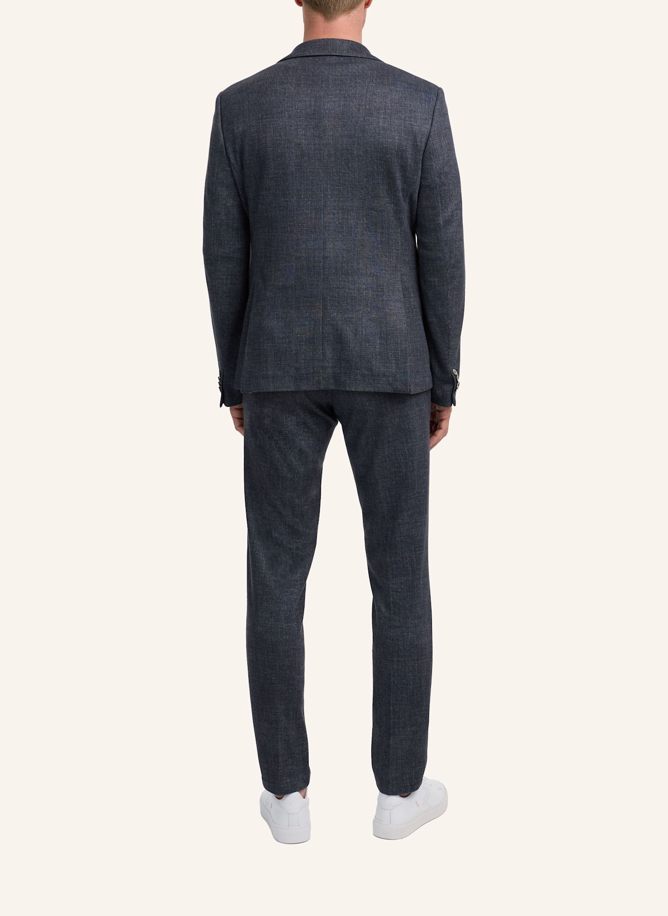 ZUITABLE Anzugssakko DINICK Slim Fit aus Jersey: DUNKELGRAU