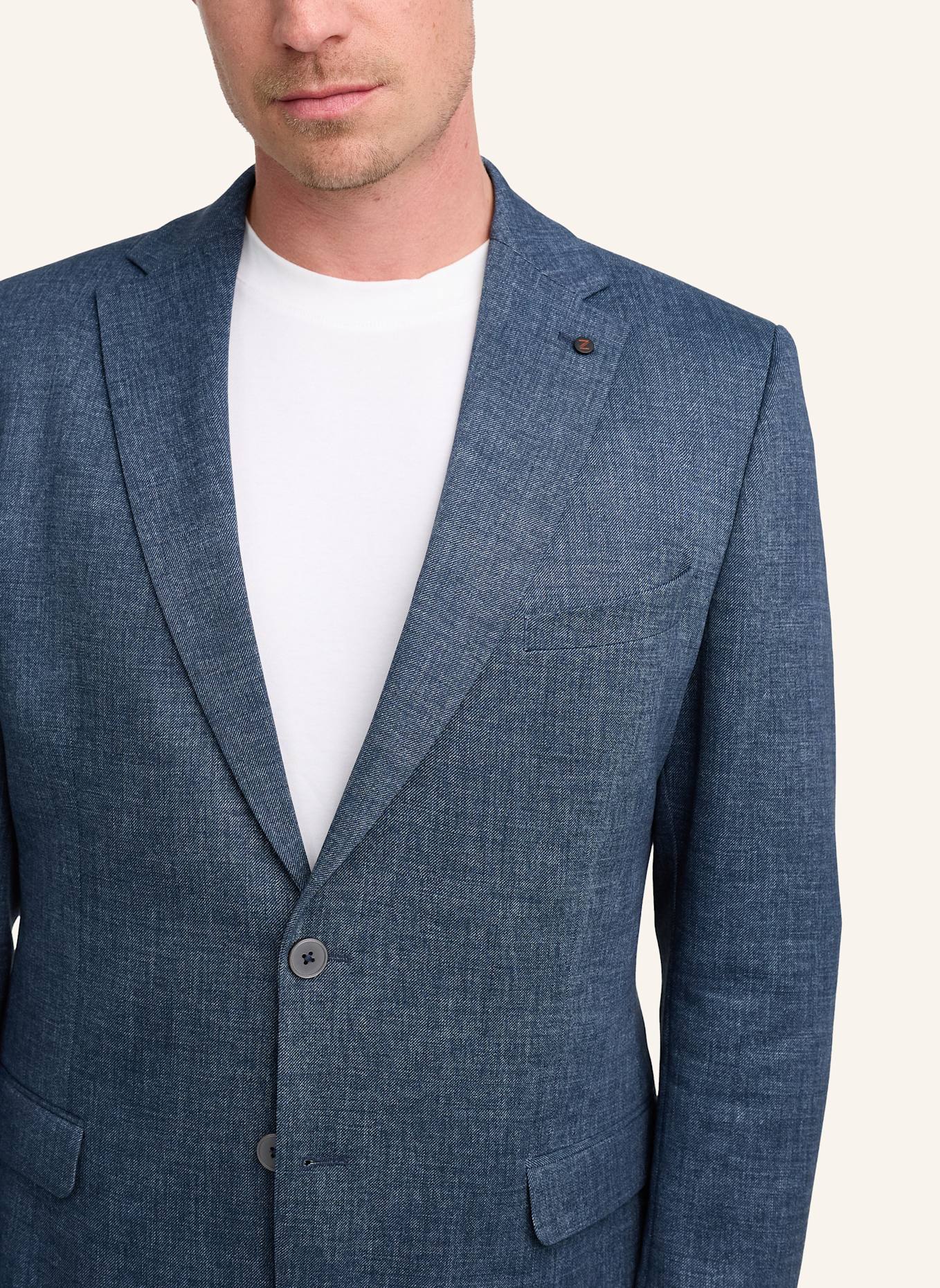 ZUITABLE Anzugssakko DINICK Slim Fit aus Jersey: DUNKELBLAU