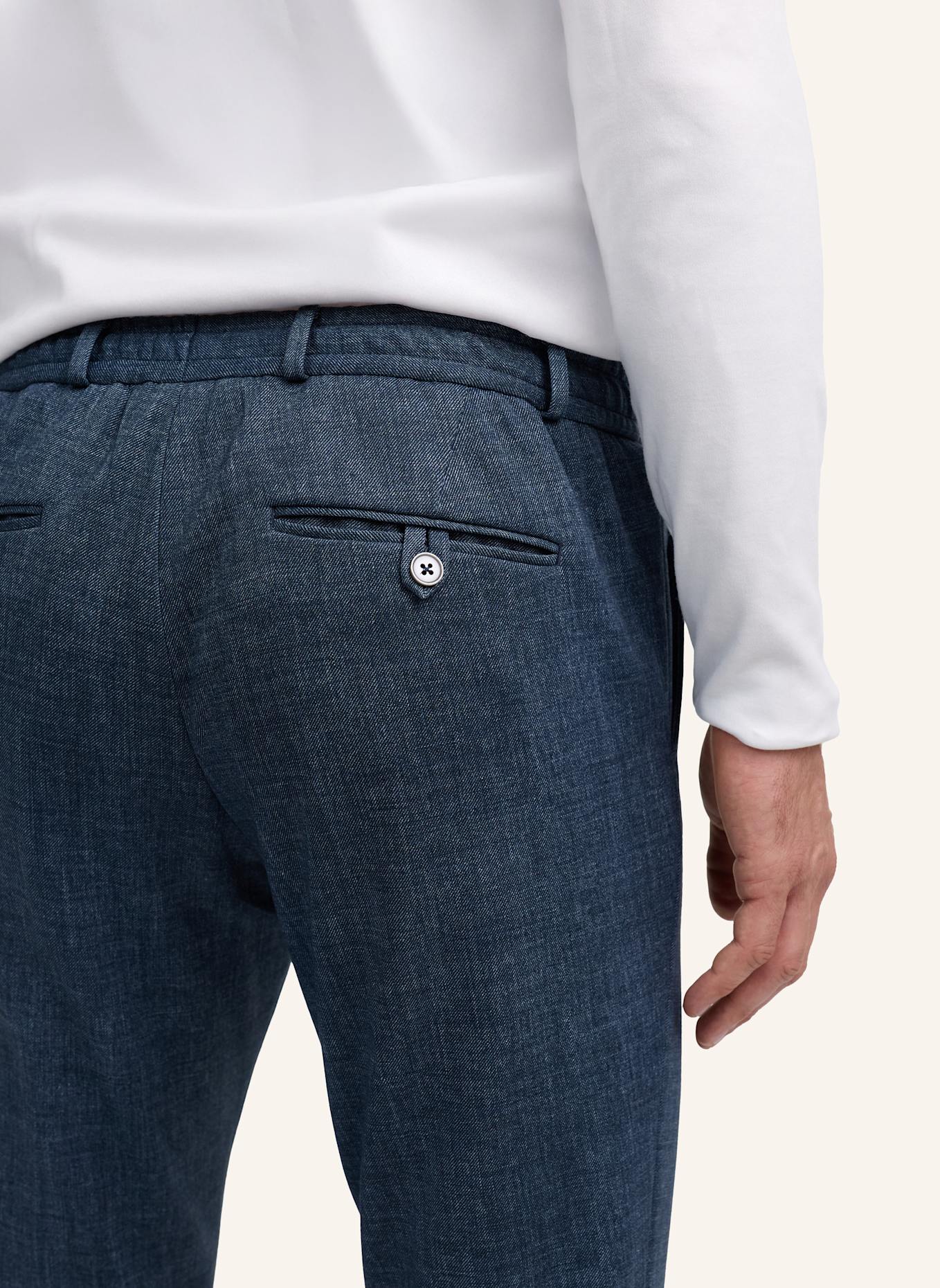 ZUITABLE Anzughose DISPARTAFLEX Slim Fit aus Jersey: DUNKELBLAU