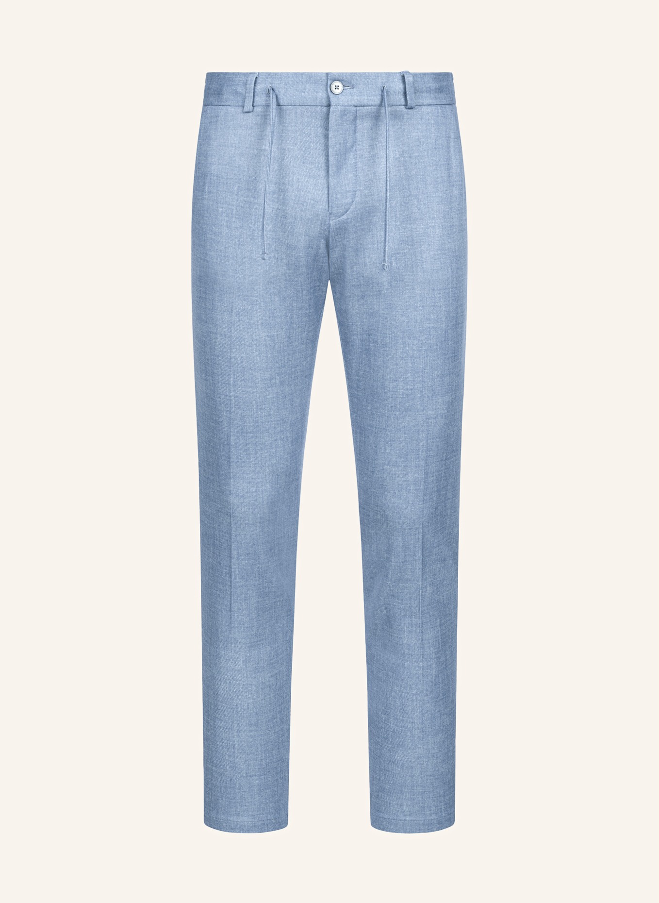 ZUITABLE Anzughose DISPARTAFLEX Slim Fit aus Jersey: HELLBLAU