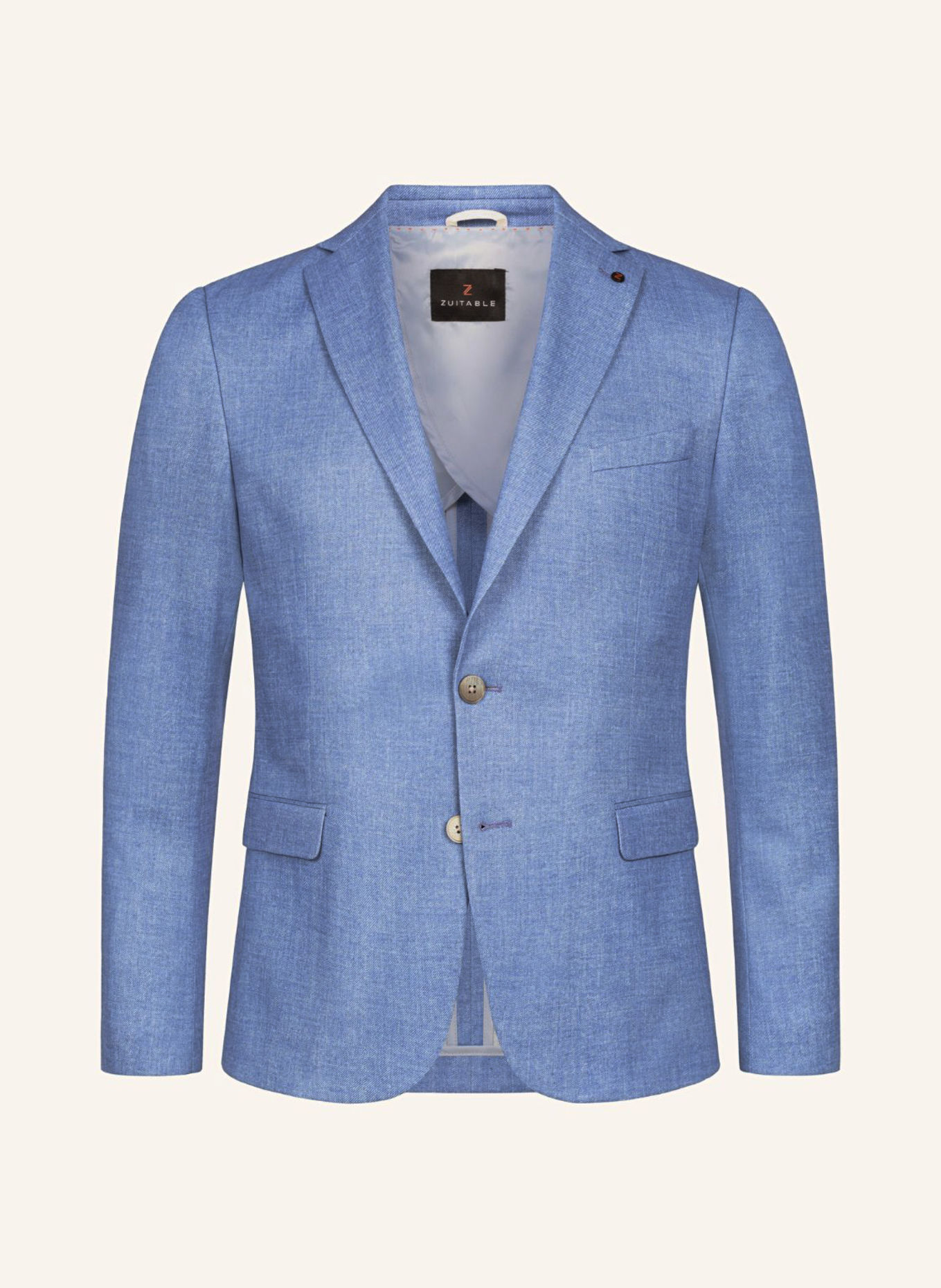 ZUITABLE Anzugssakko DINICK Slim Fit aus Jersey: BLAU