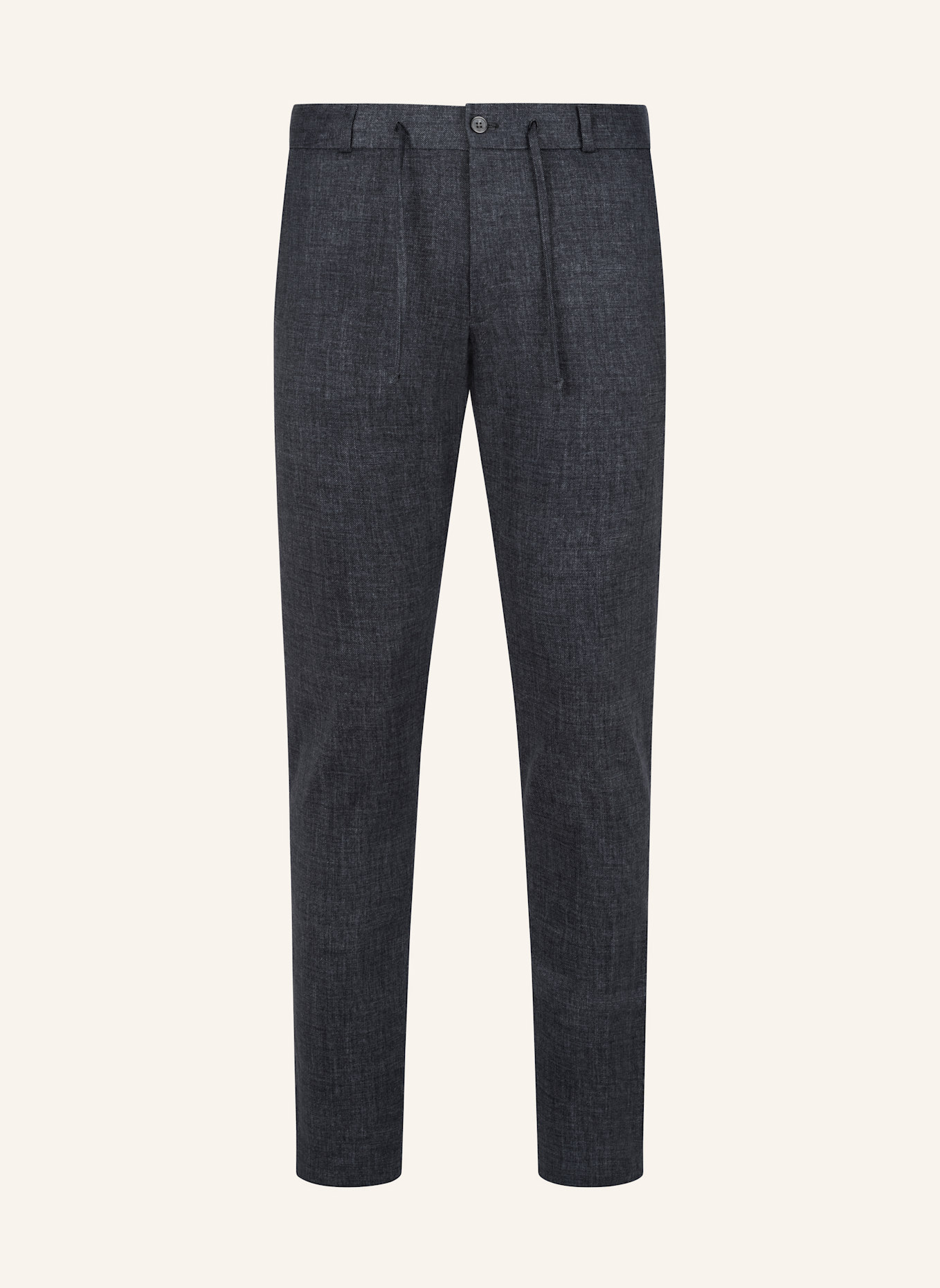 ZUITABLE Anzughose DISPARTAFLEX Slim Fit aus Jersey: DUNKELGRAU