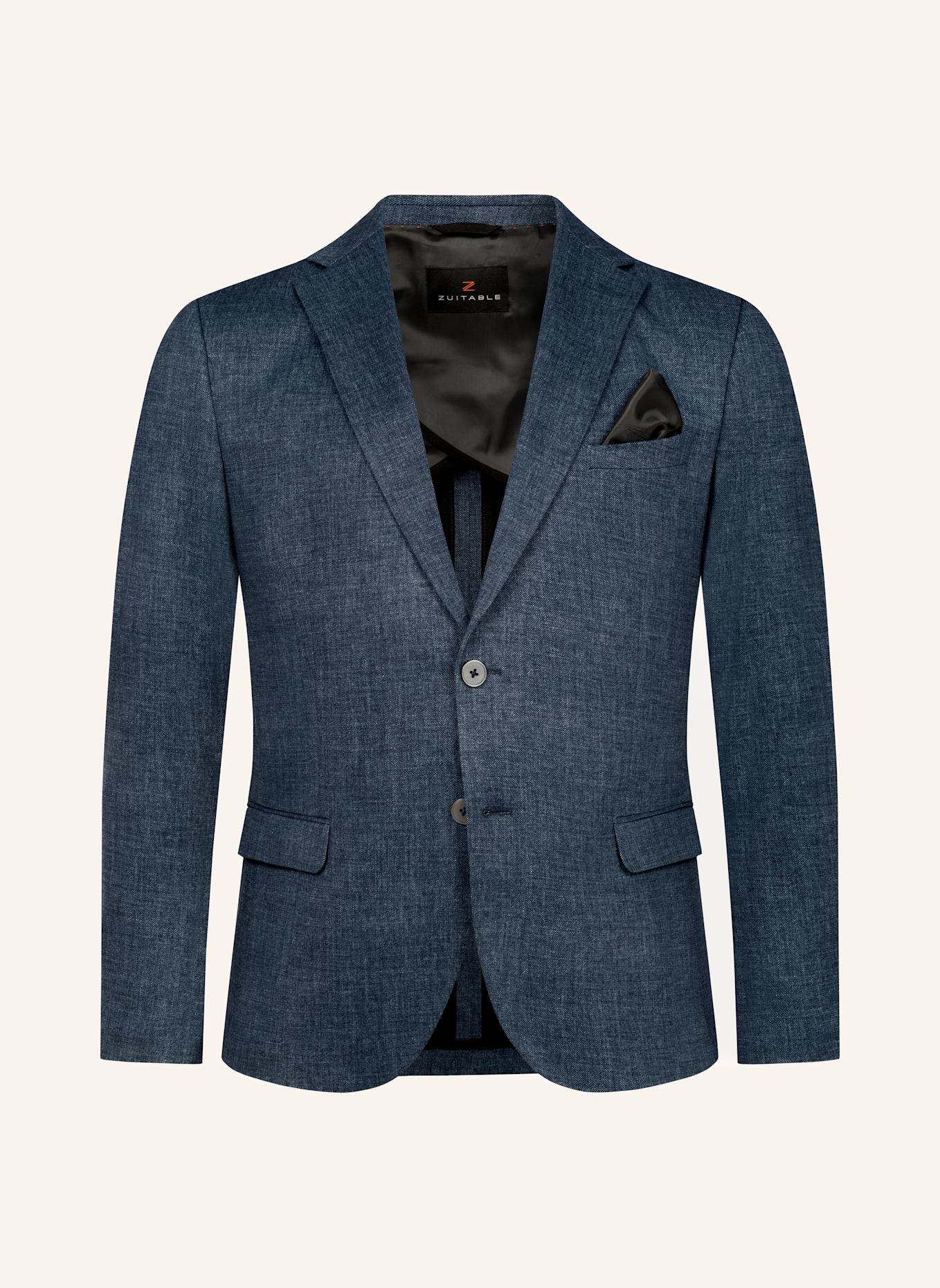 ZUITABLE Anzugssakko DINICK Slim Fit aus Jersey: DUNKELBLAU