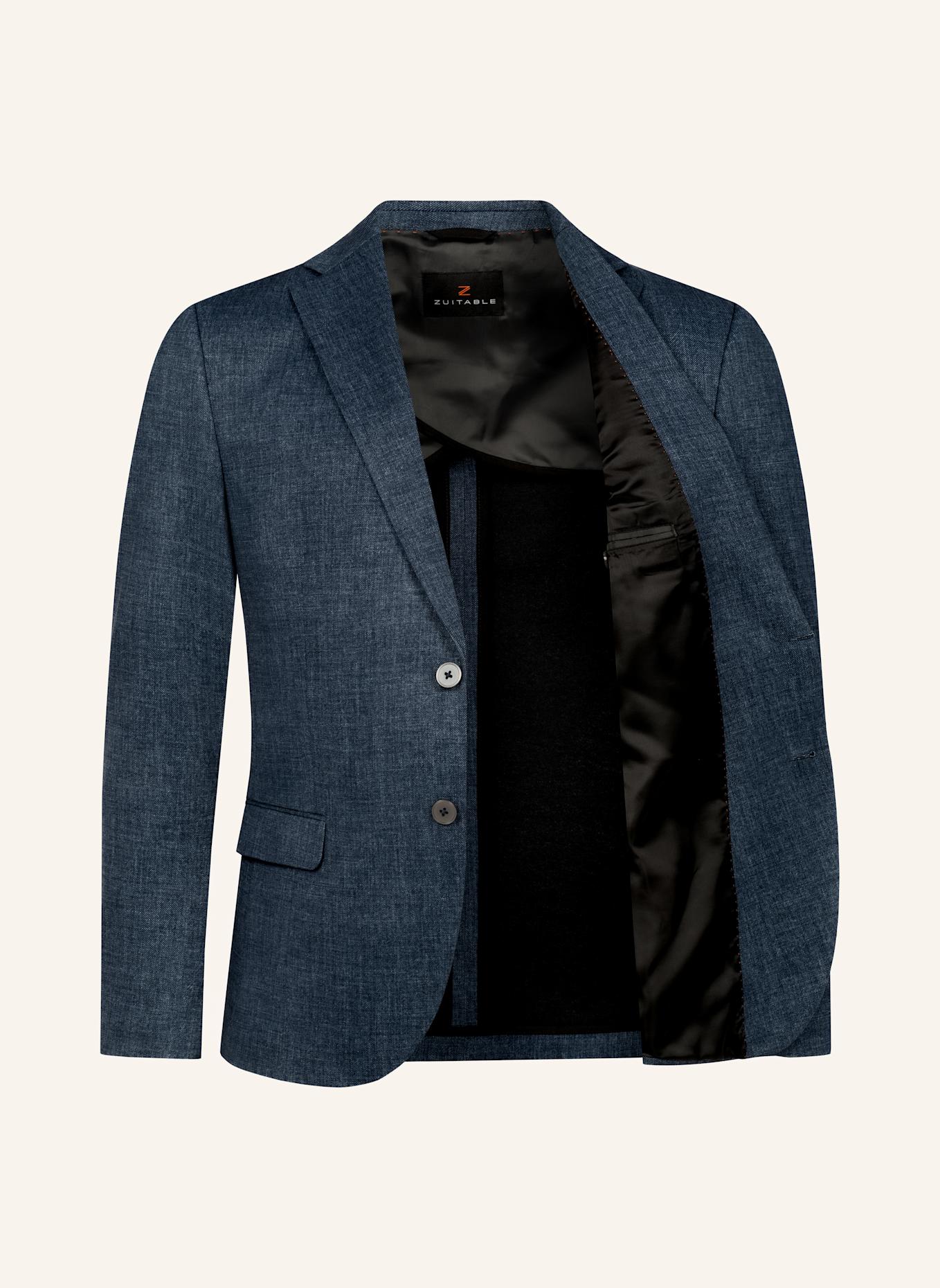 ZUITABLE Anzugssakko DINICK Slim Fit aus Jersey: DUNKELBLAU