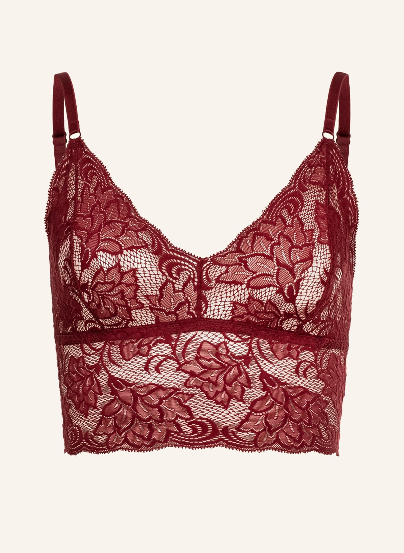 erlich textil Bustier OPHELIA BRALETTE, Farbe: ROT (Bild 1)