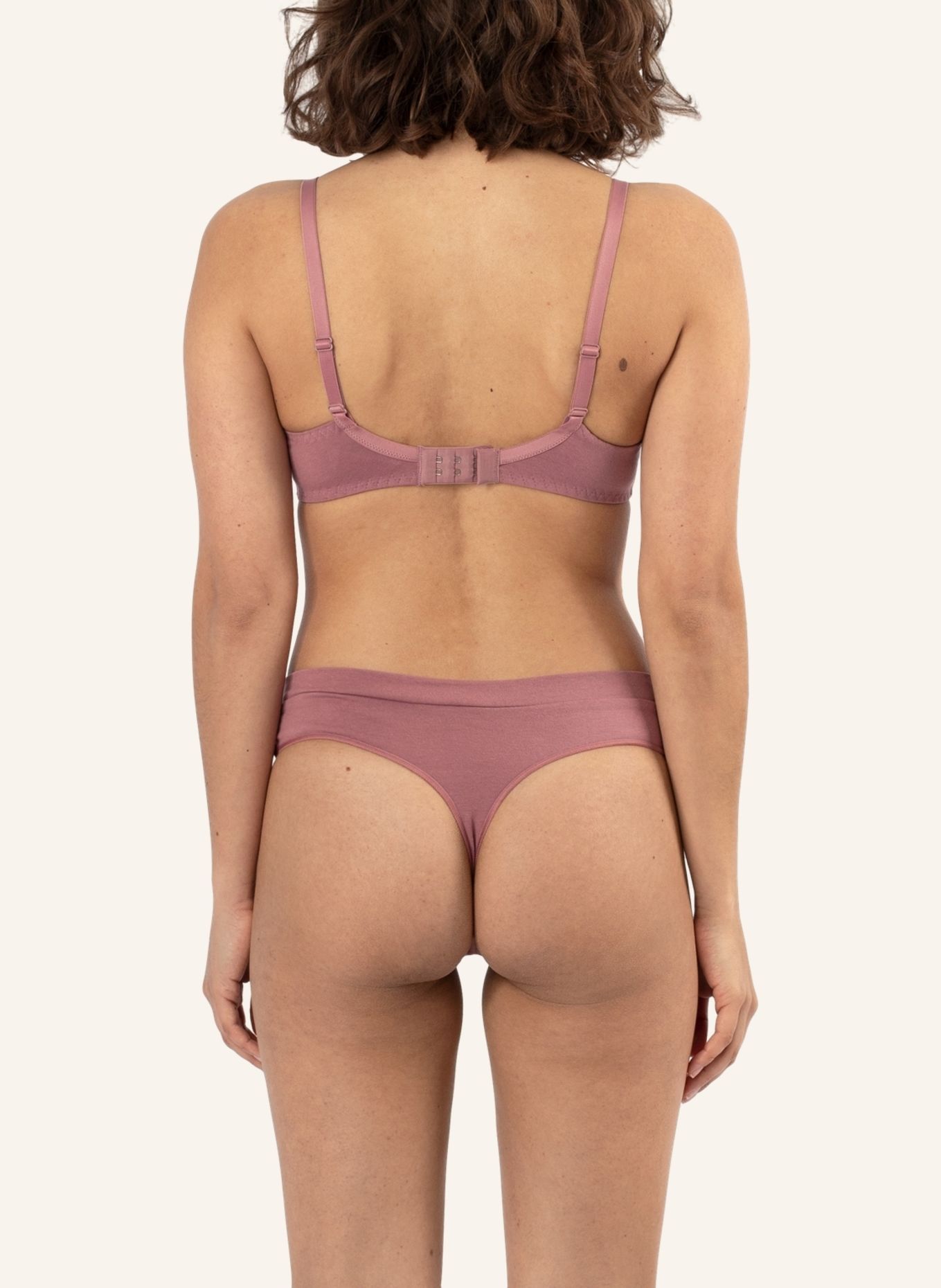 erlich textil Gertrud String große Cups mit Baumwolle (aus Umstellung auf biologischen Anbau) - flache Nähte: ROSA