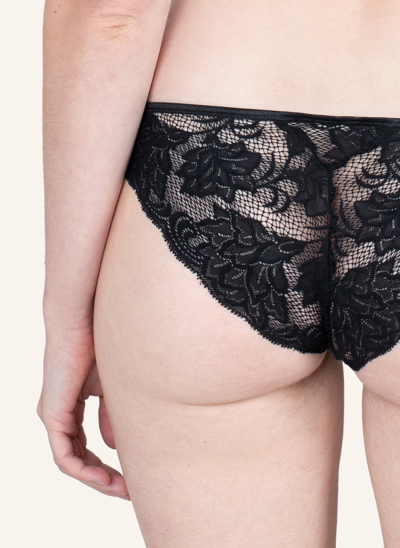 erlich textil 3er Pack Sophie schwarz mit Spitze aus Modal: SCHWARZ