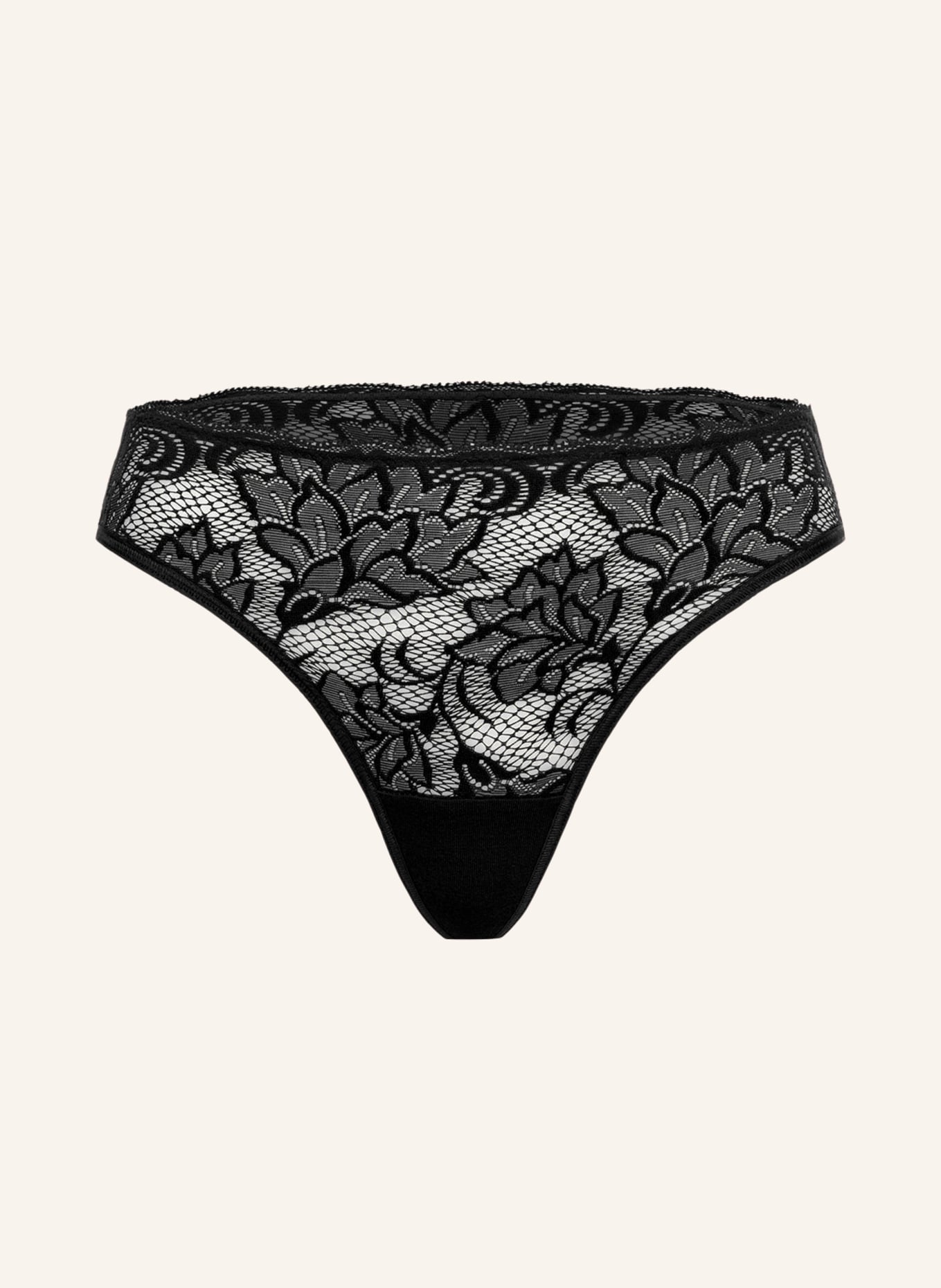 erlich textil 3er Pack Emilia schwarz mit Spitze aus recyceltem Polyamid - atmungsaktiv: SCHWARZ