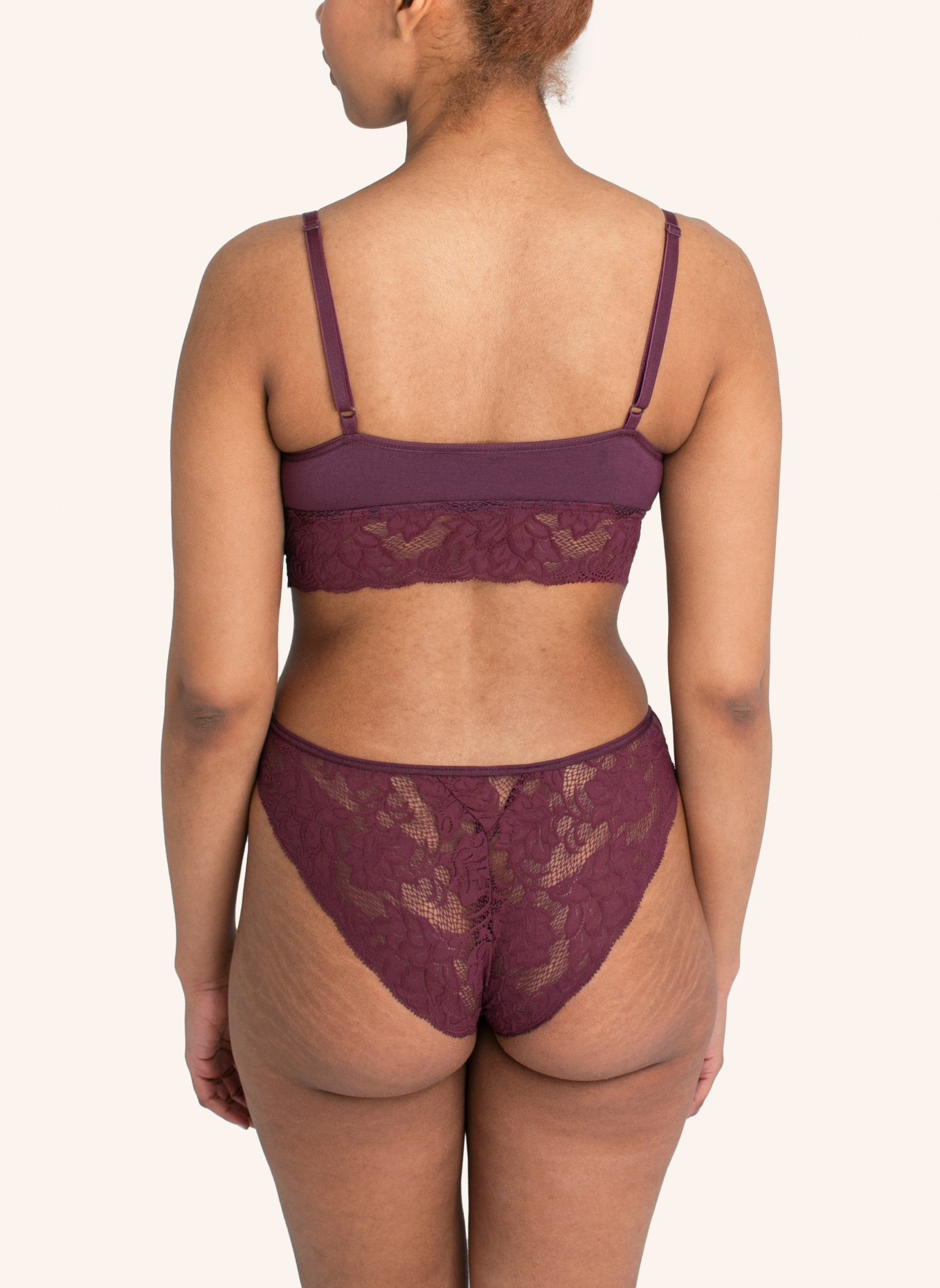 erlich textil Bustier AMELIE BRALETTE, Farbe: LILA (Bild 4)