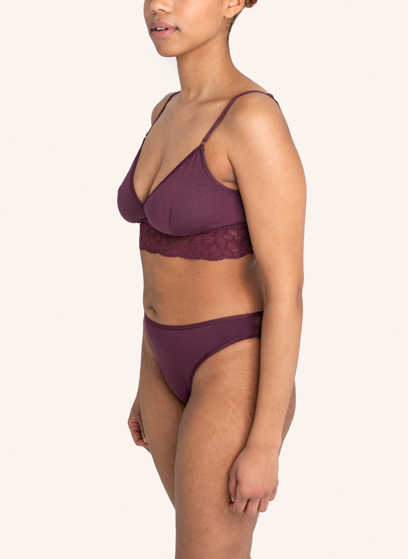 erlich textil Bustier AMELIE BRALETTE, Farbe: LILA (Bild 7)