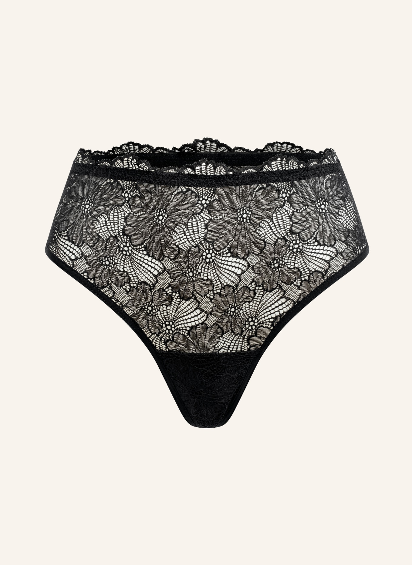 erlich textil Slip CLASSY LACE BRAZIL, Farbe: SCHWARZ (Bild 1)