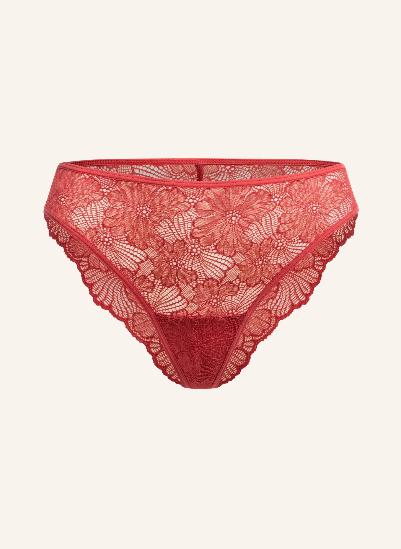 erlich textil Slip CLASSY LACE, Farbe: ROT (Bild 1)