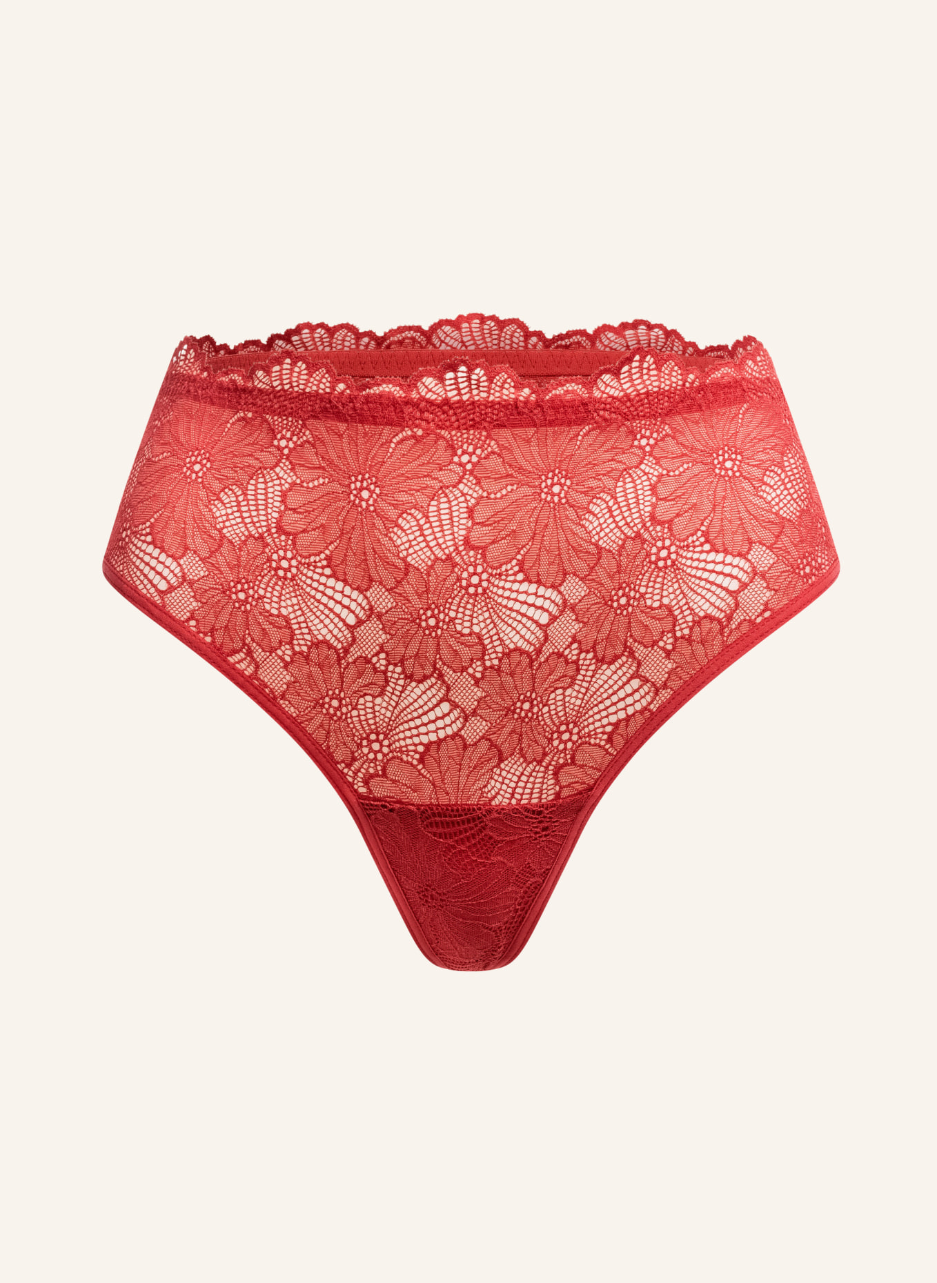 erlich textil Slip CLASSY LACE BRAZIL, Farbe: ROT (Bild 1)