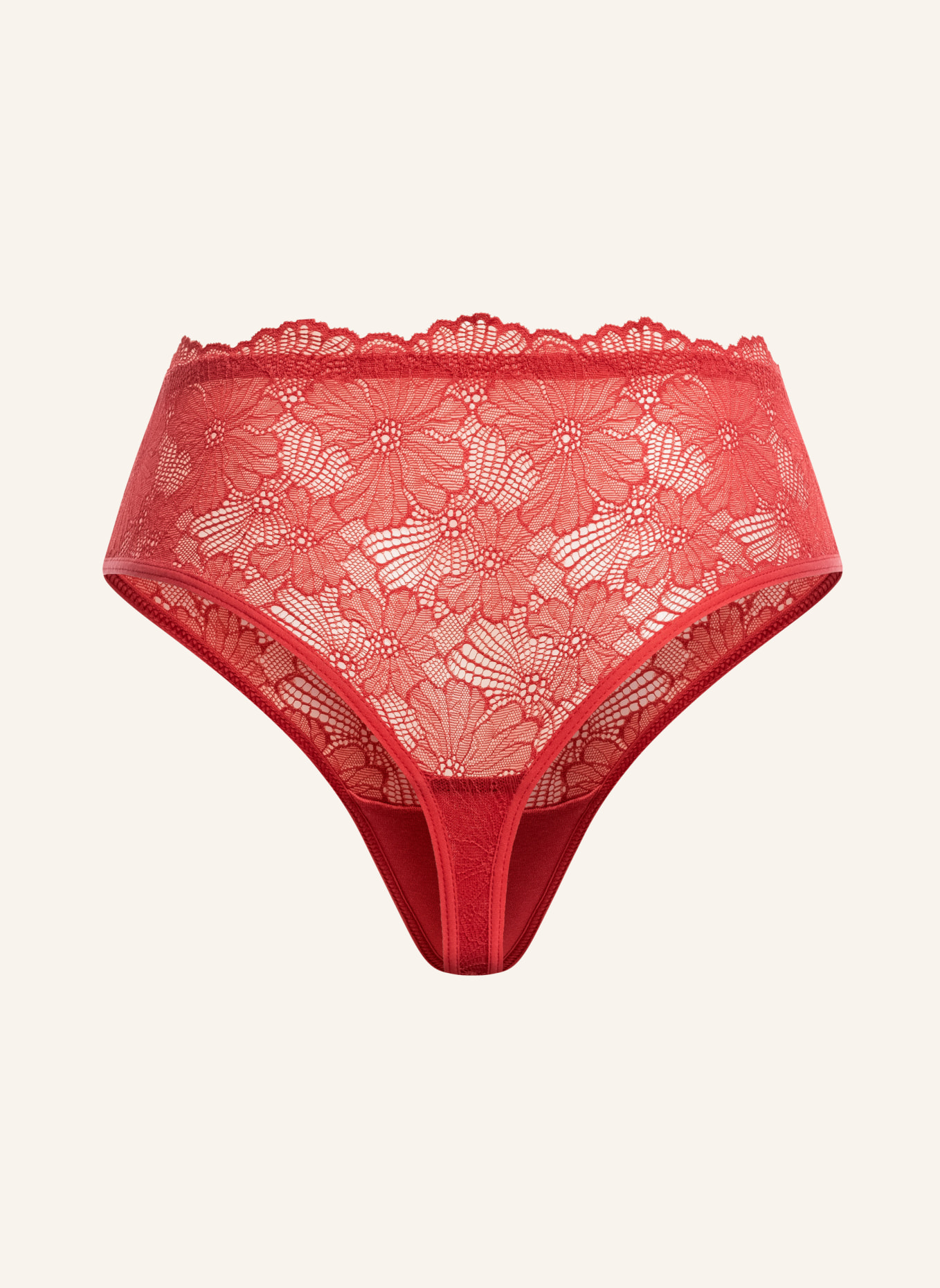 erlich textil Slip CLASSY LACE BRAZIL, Farbe: ROT (Bild 5)