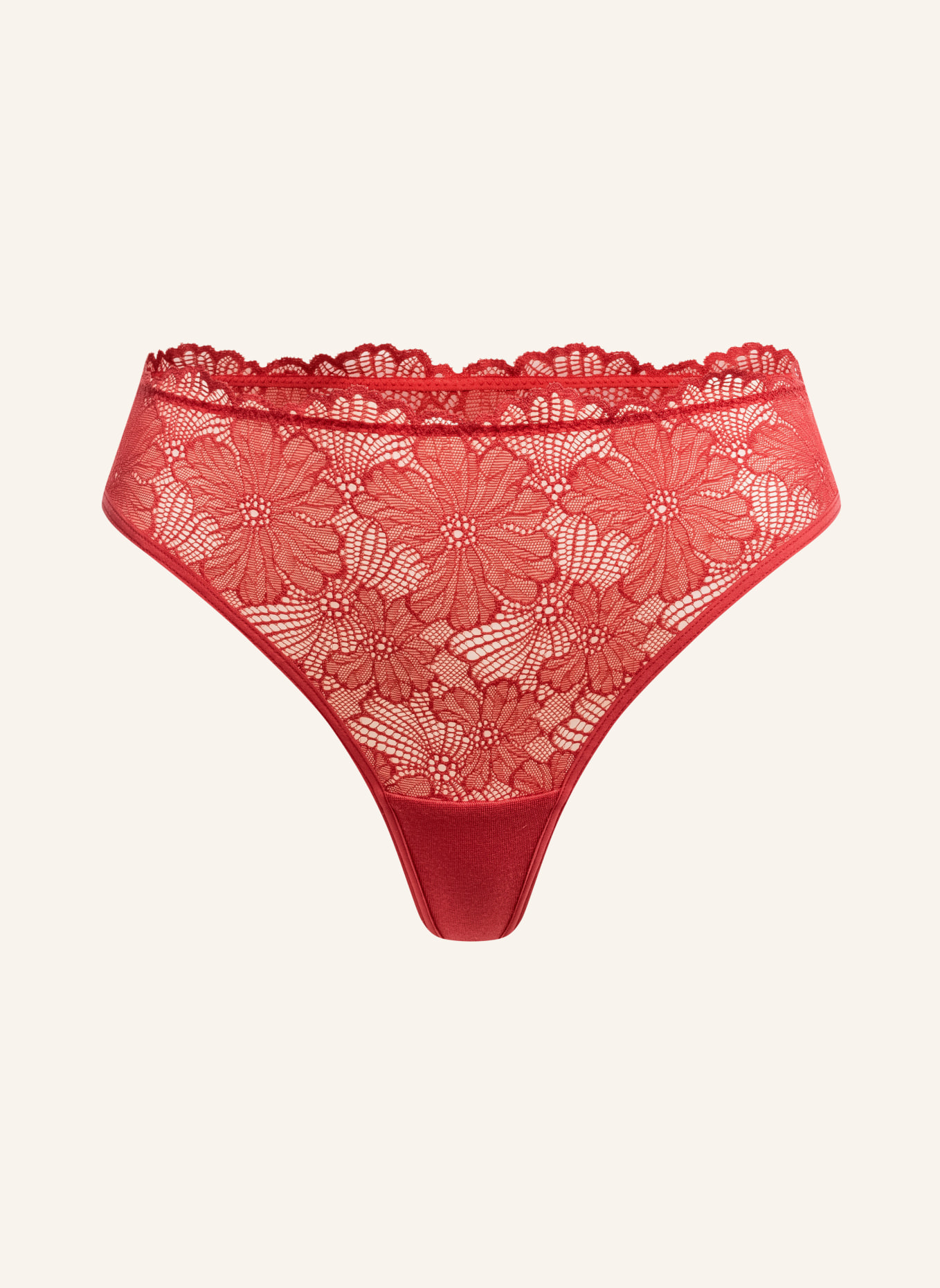 erlich textil String CLASSY LACE, Farbe: ROT (Bild 1)