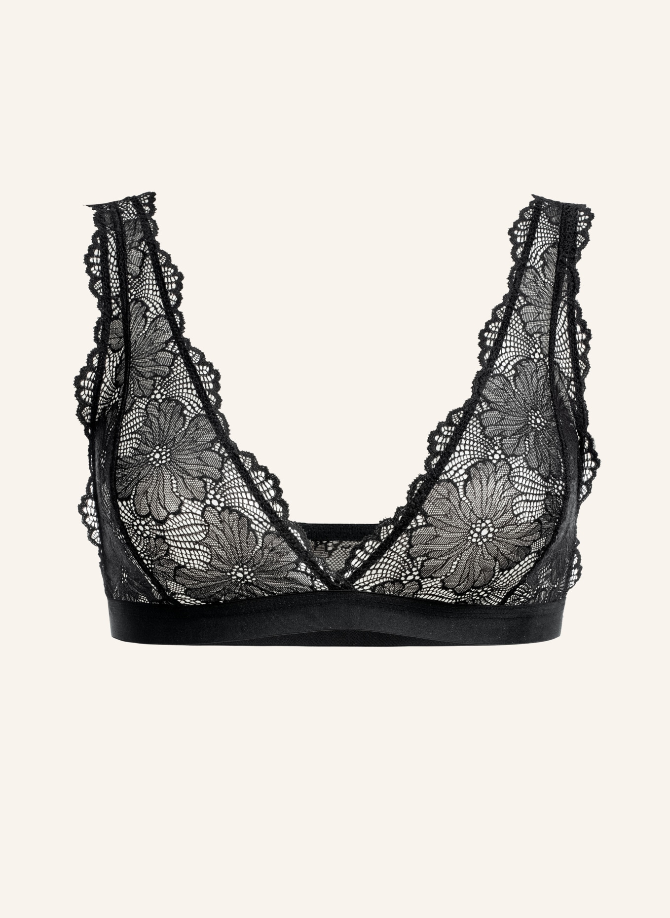 erlich textil Bustier CLASSY LACE BRALETTE, Farbe: SCHWARZ (Bild 1)