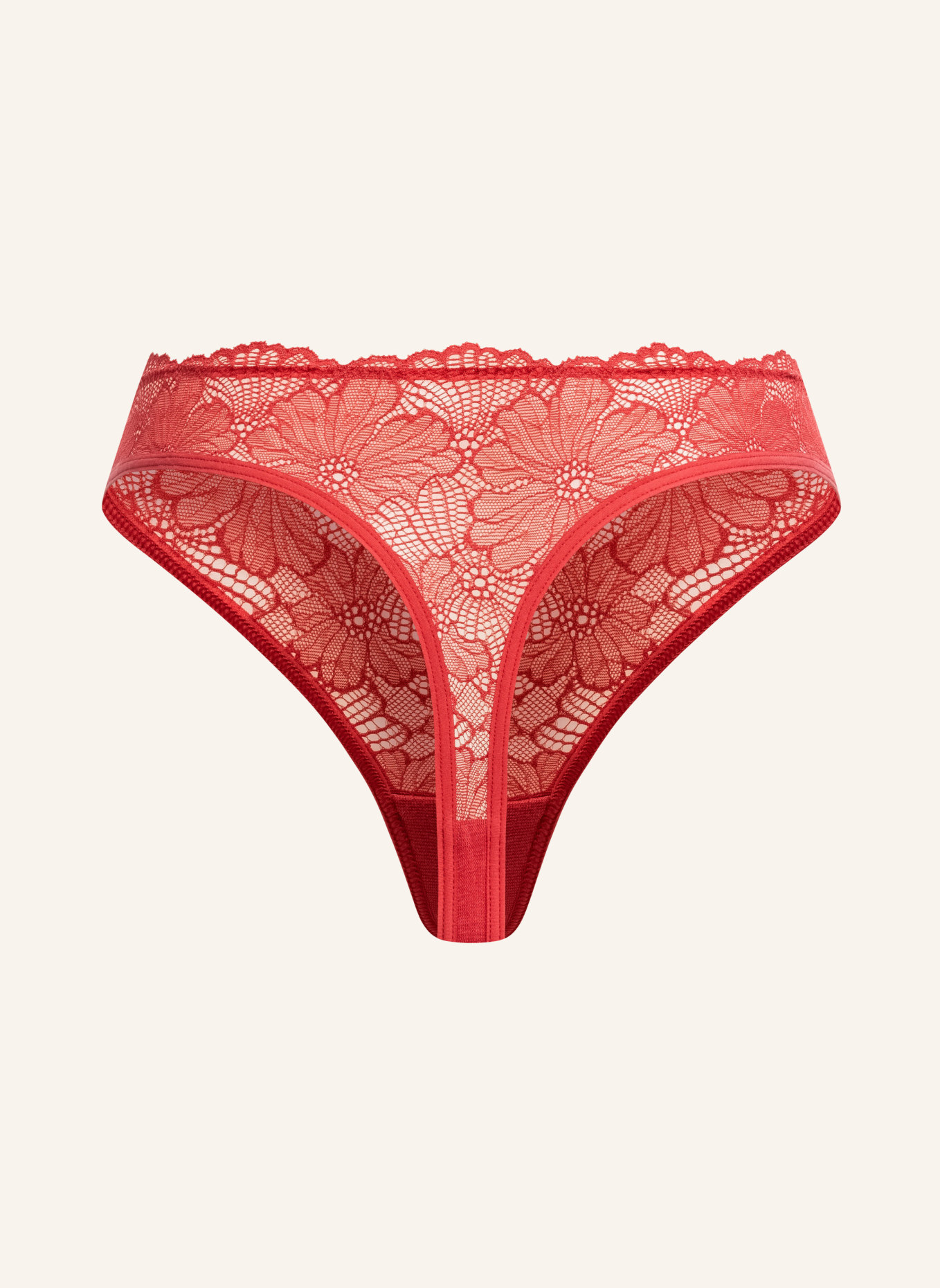 erlich textil String CLASSY LACE, Farbe: ROT (Bild 6)