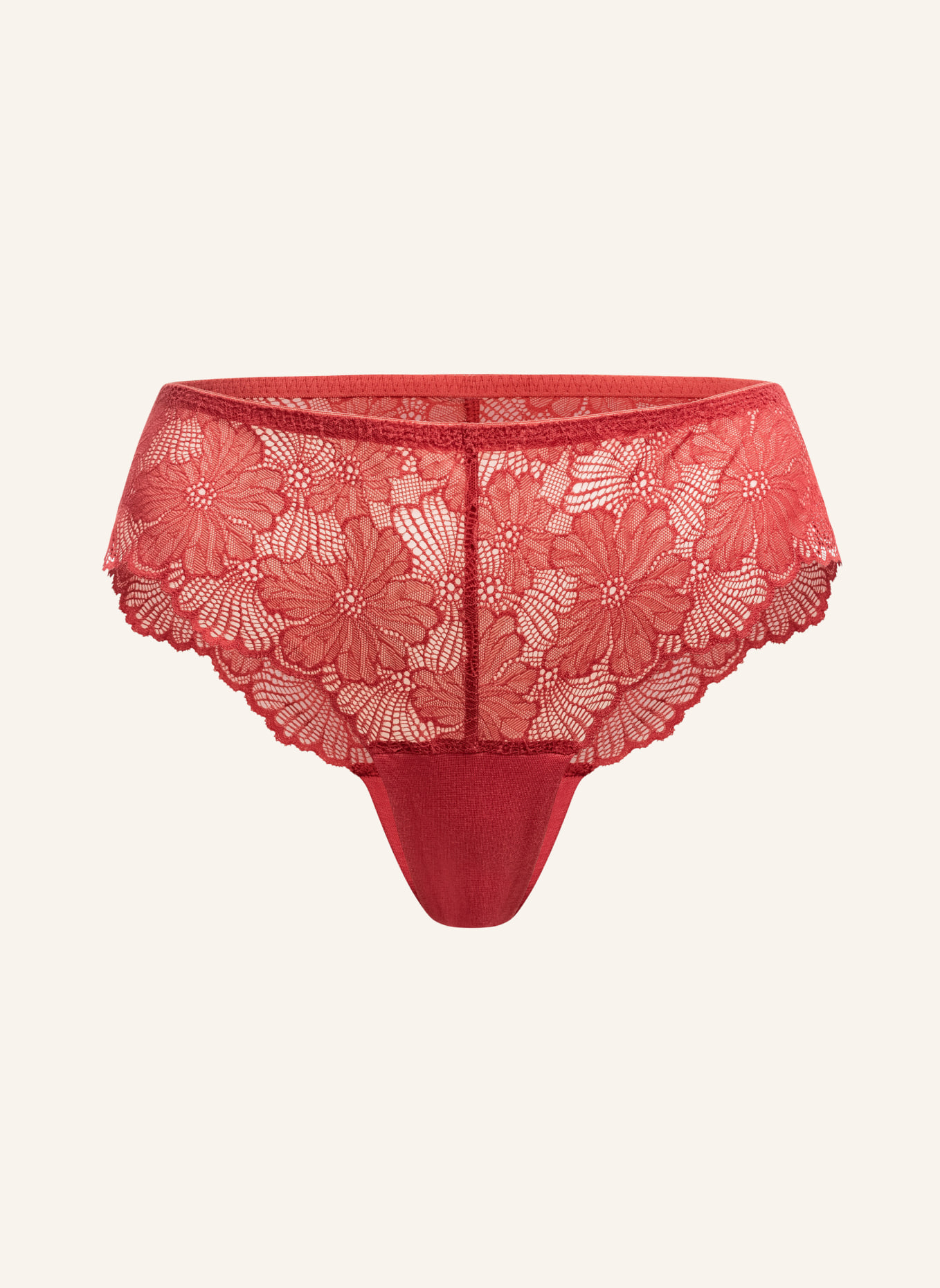 erlich textil Slip CLASSY LACE HIPSTER, Farbe: ROT (Bild 1)