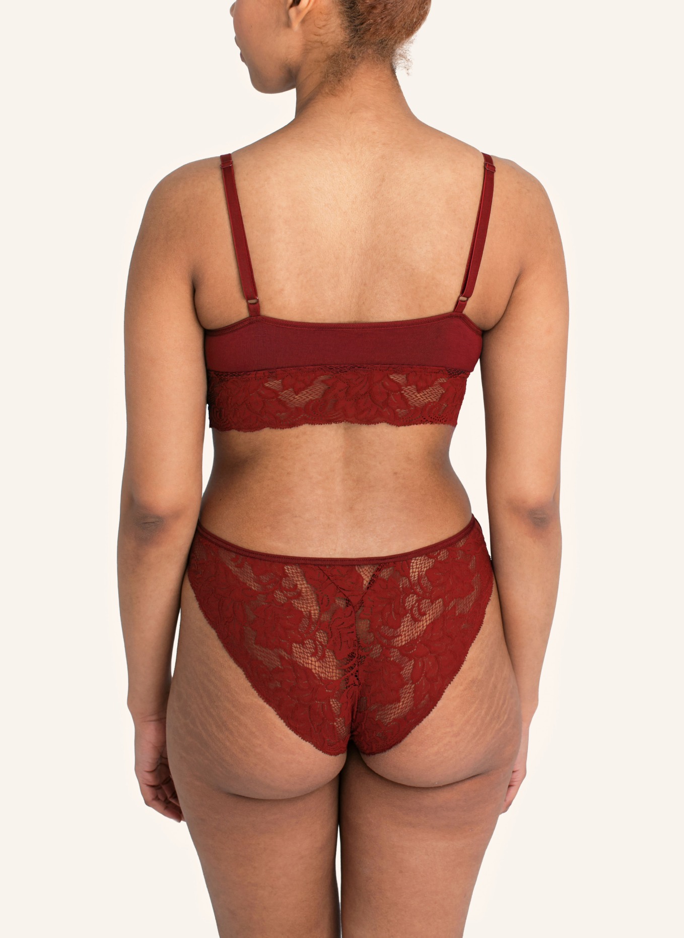 erlich textil Bustier AMELIE BRALETTE, Farbe: ROT (Bild 5)