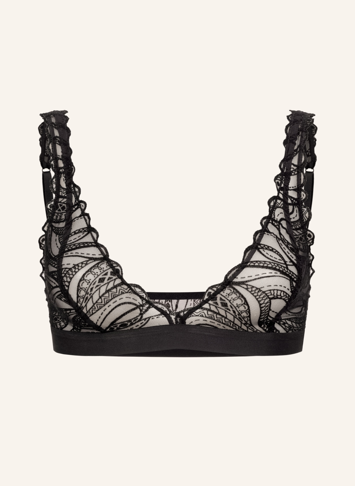 erlich textil Bustier EXQUISITE LACE BRALETTE, Farbe: SCHWARZ (Bild 1)