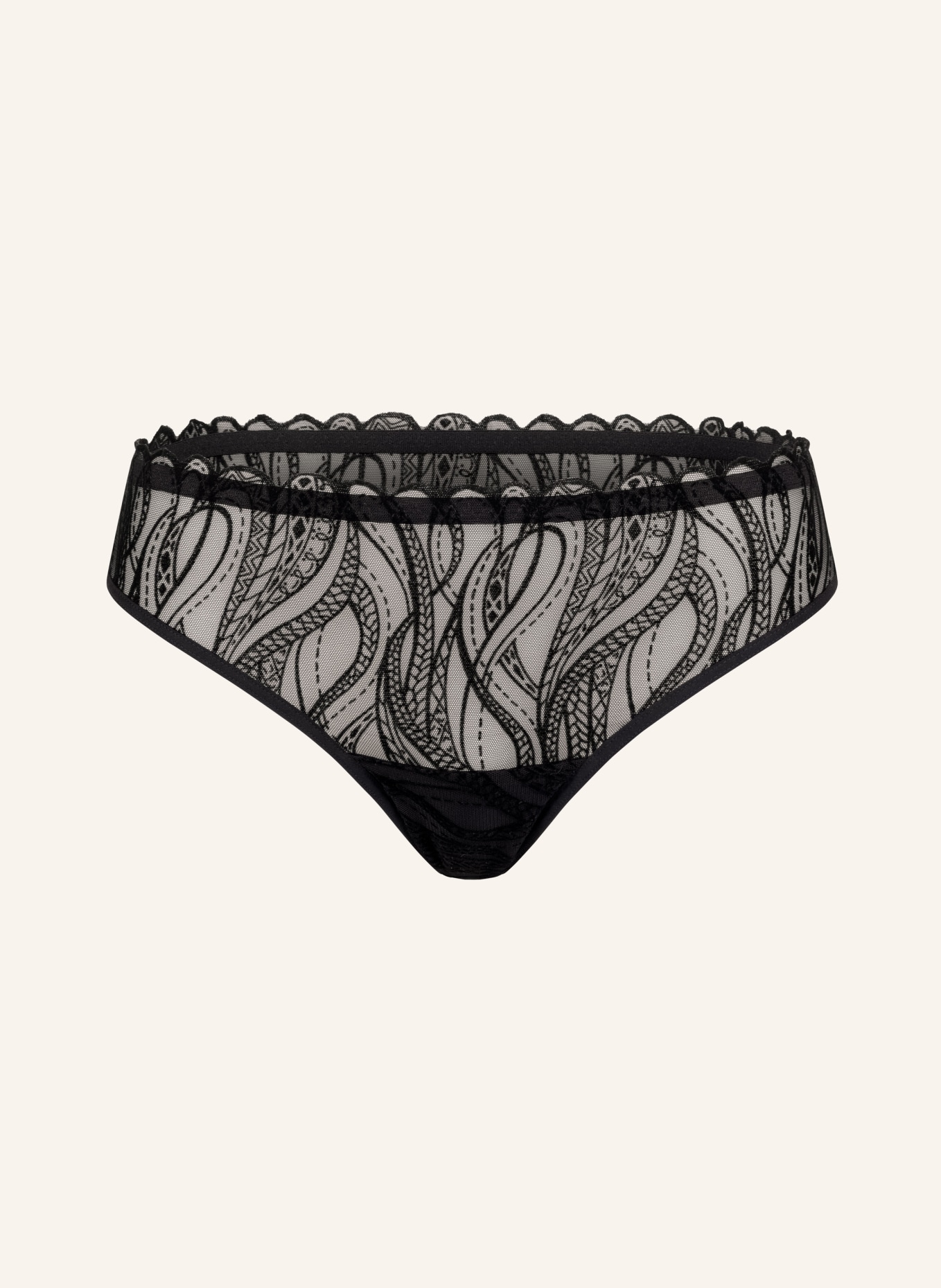 erlich textil Slip EXQUISITE LACE BRAZIL, Farbe: SCHWARZ (Bild 1)