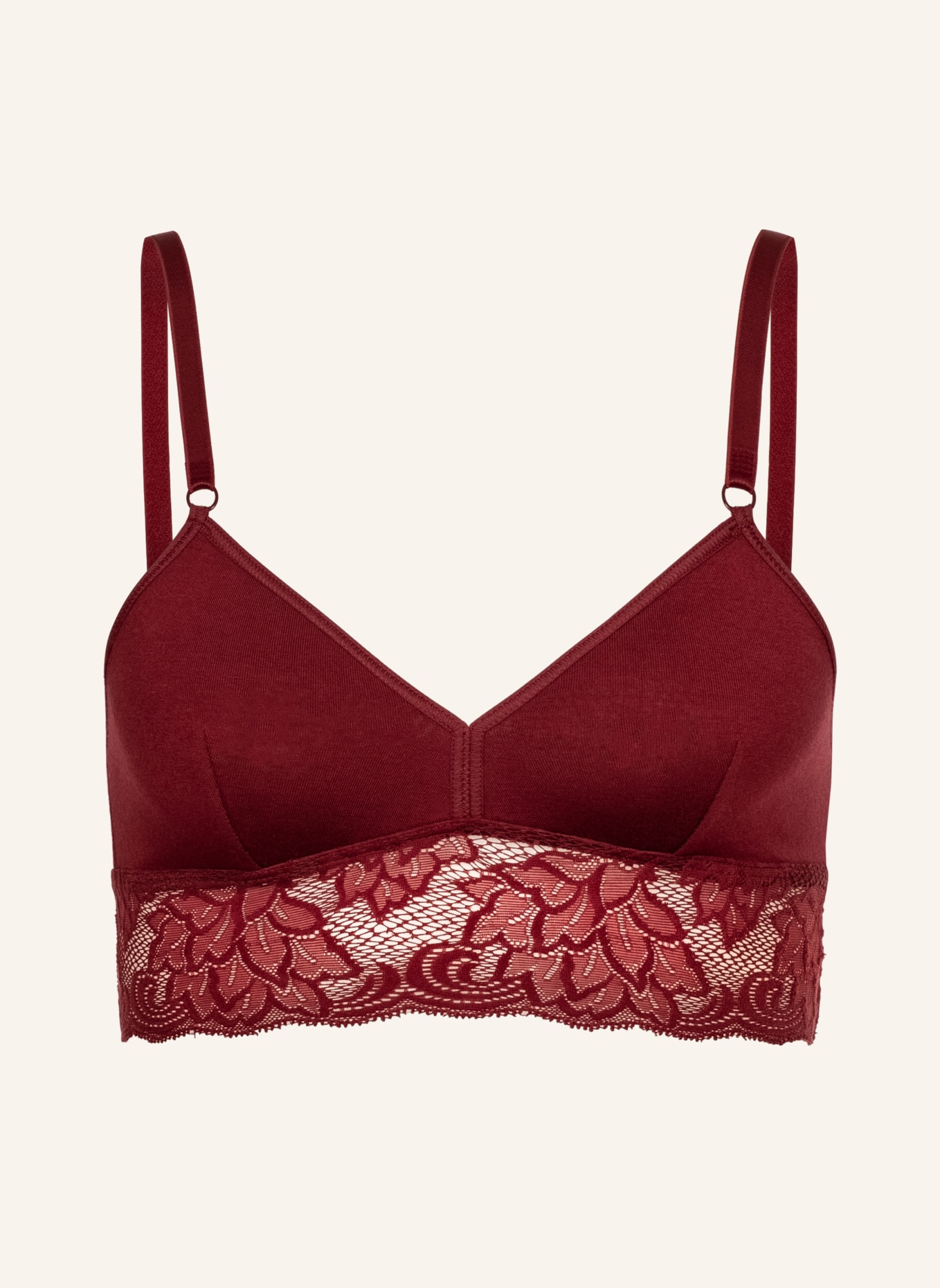 erlich textil Bustier AMELIE BRALETTE, Farbe: ROT (Bild 1)