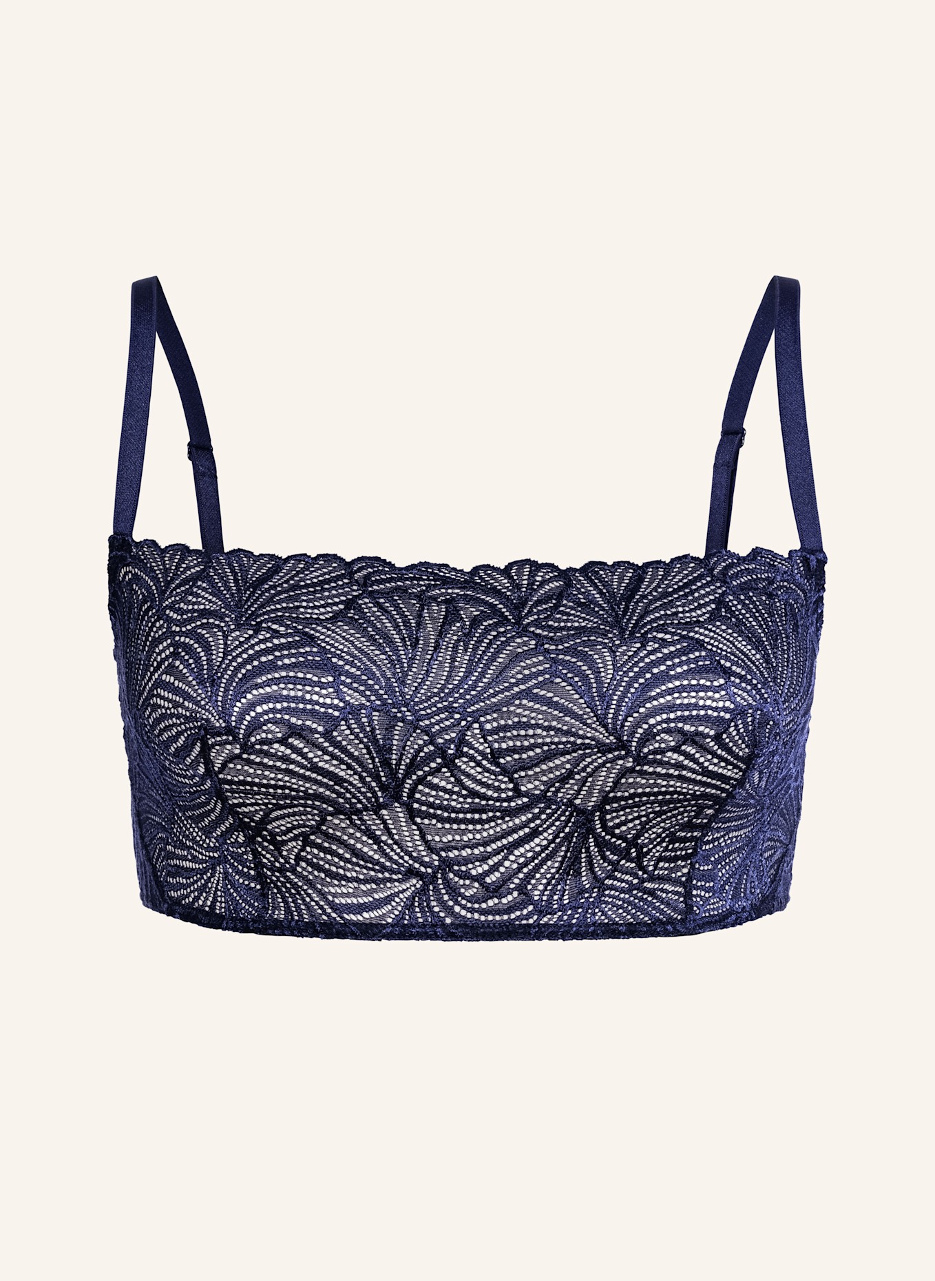 erlich textil Bustier FLUID LACE BANDEAU BRALETTE: BLAU