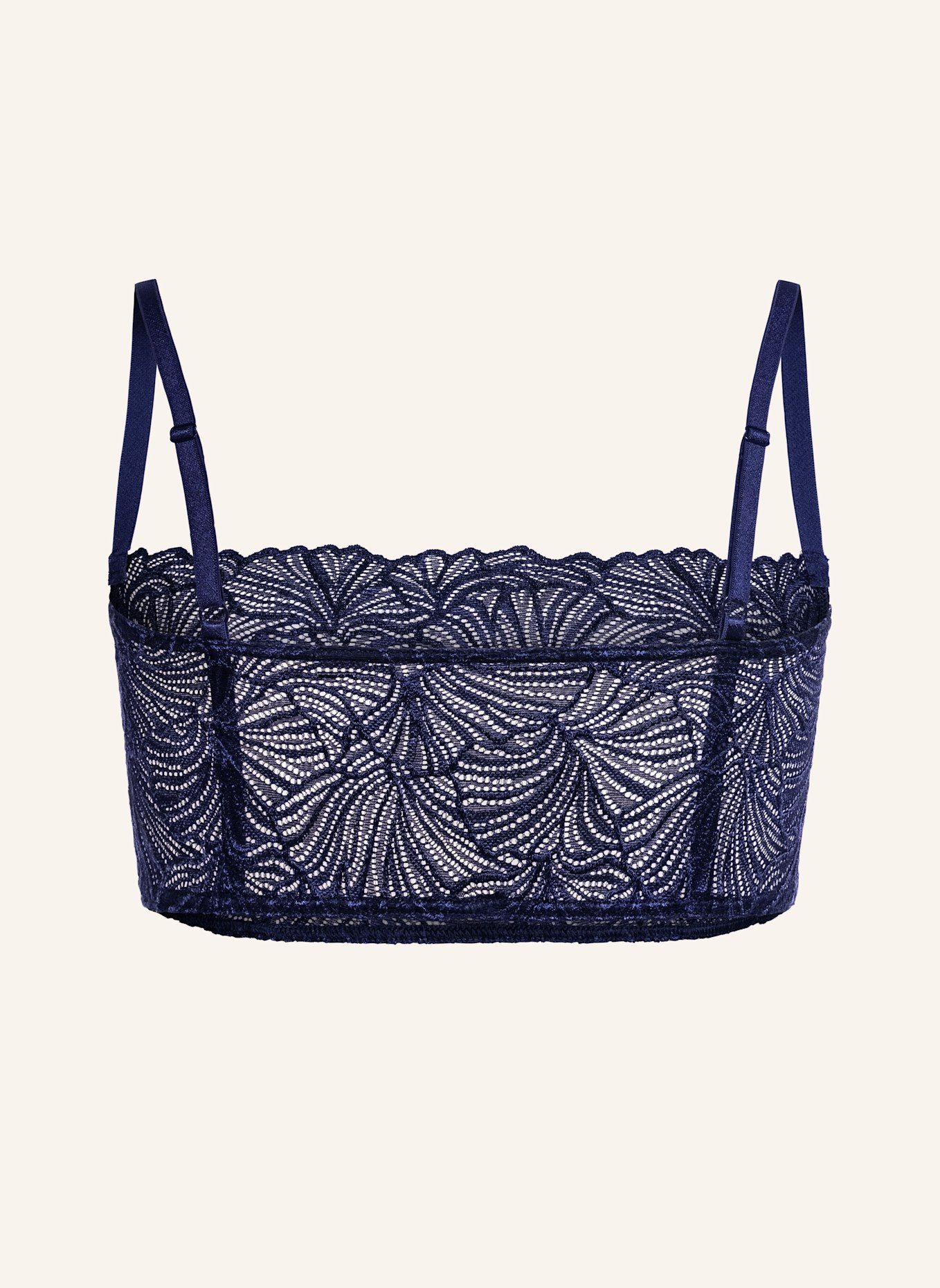 erlich textil Bustier FLUID LACE BANDEAU BRALETTE: BLAU