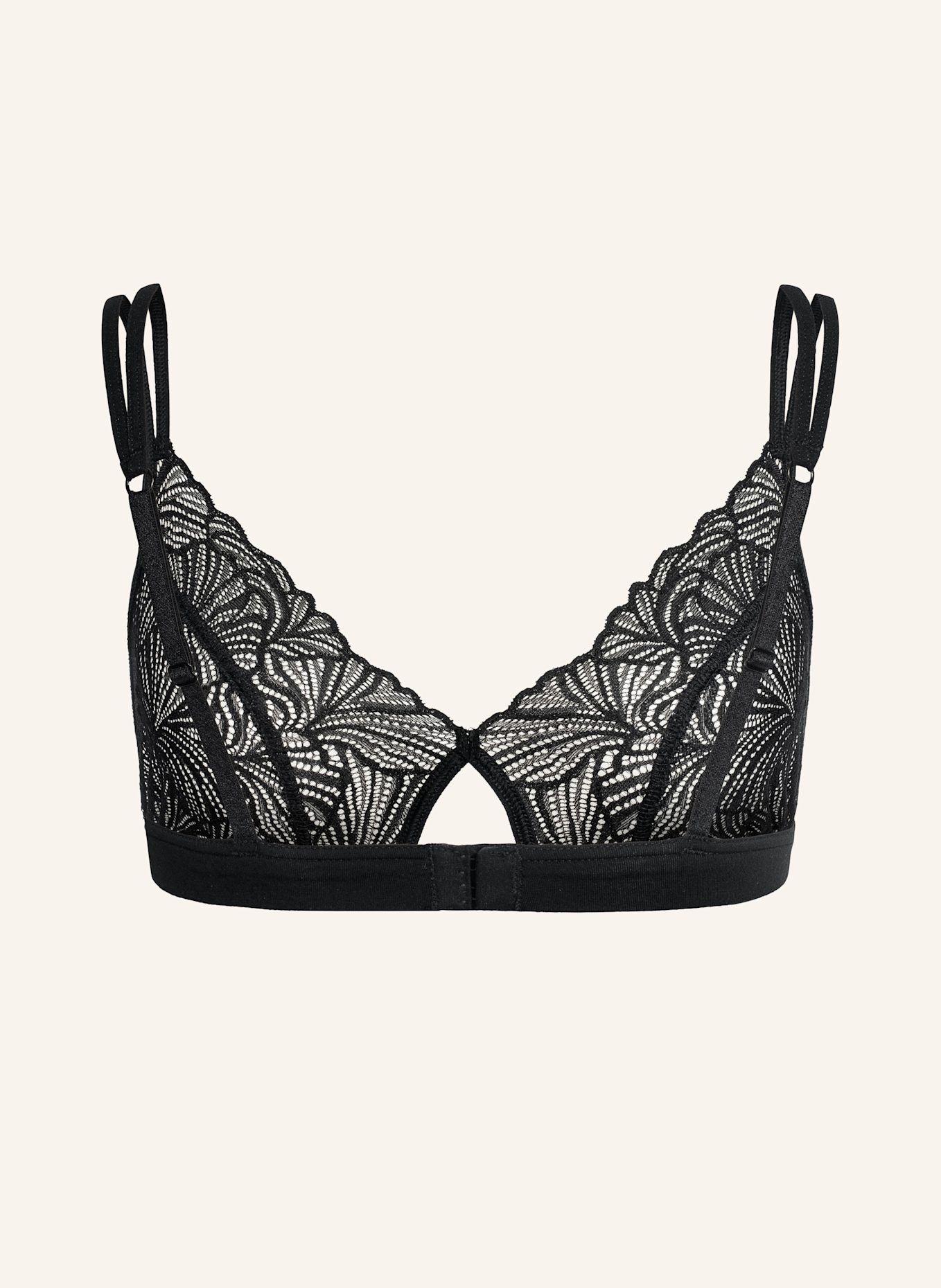 erlich textil Bustier FLUID LACE CUT-OUT BRALETTE, Farbe: SCHWARZ (Bild 6)