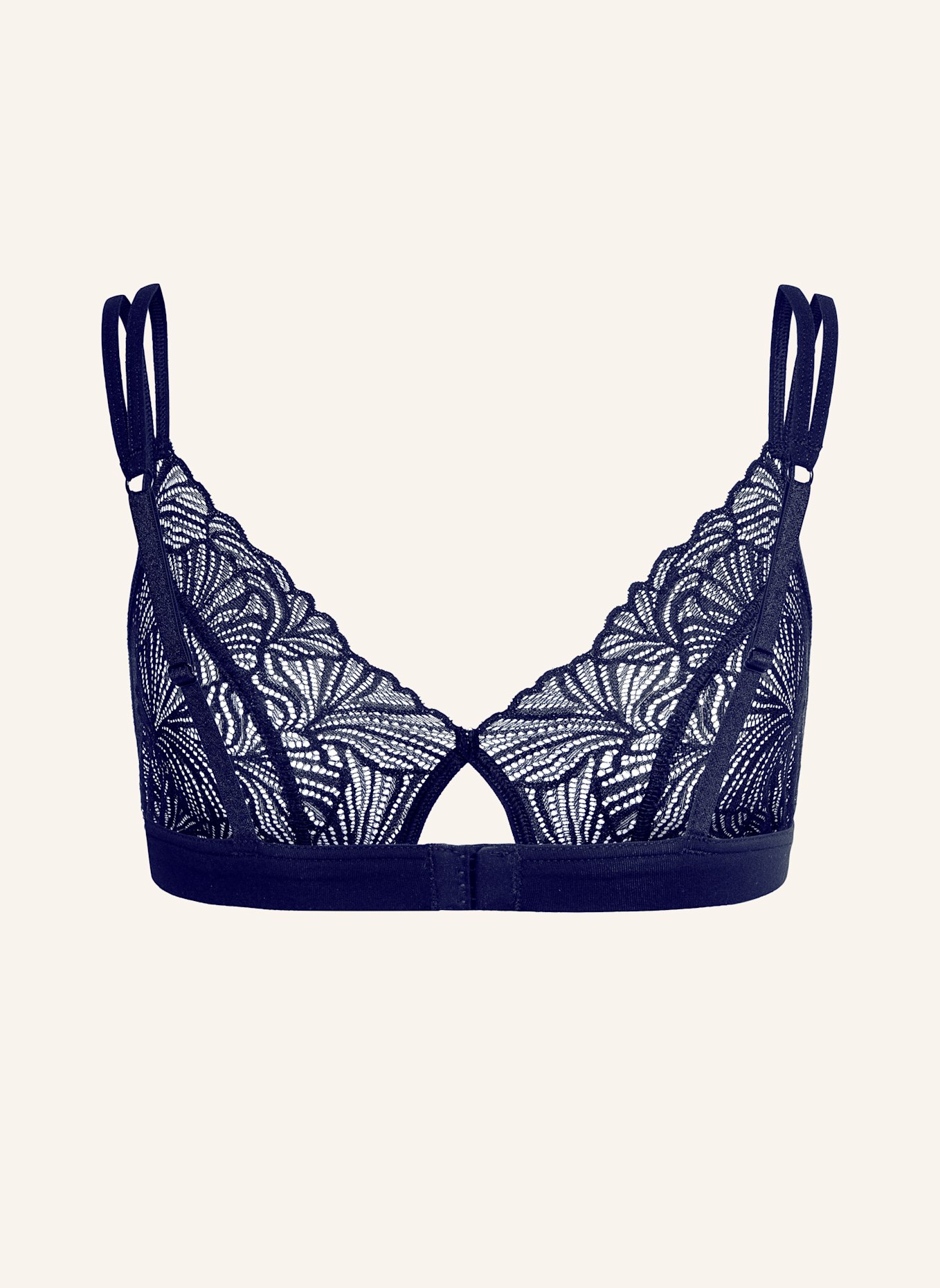 erlich textil Bustier FLUID LACE CUT-OUT BRALETTE, Farbe: BLAU (Bild 6)